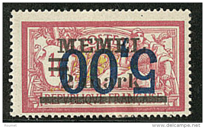 MEMEL. Surcharge Renvers&eacute;e. No 44a. - TB - Other & Unclassified