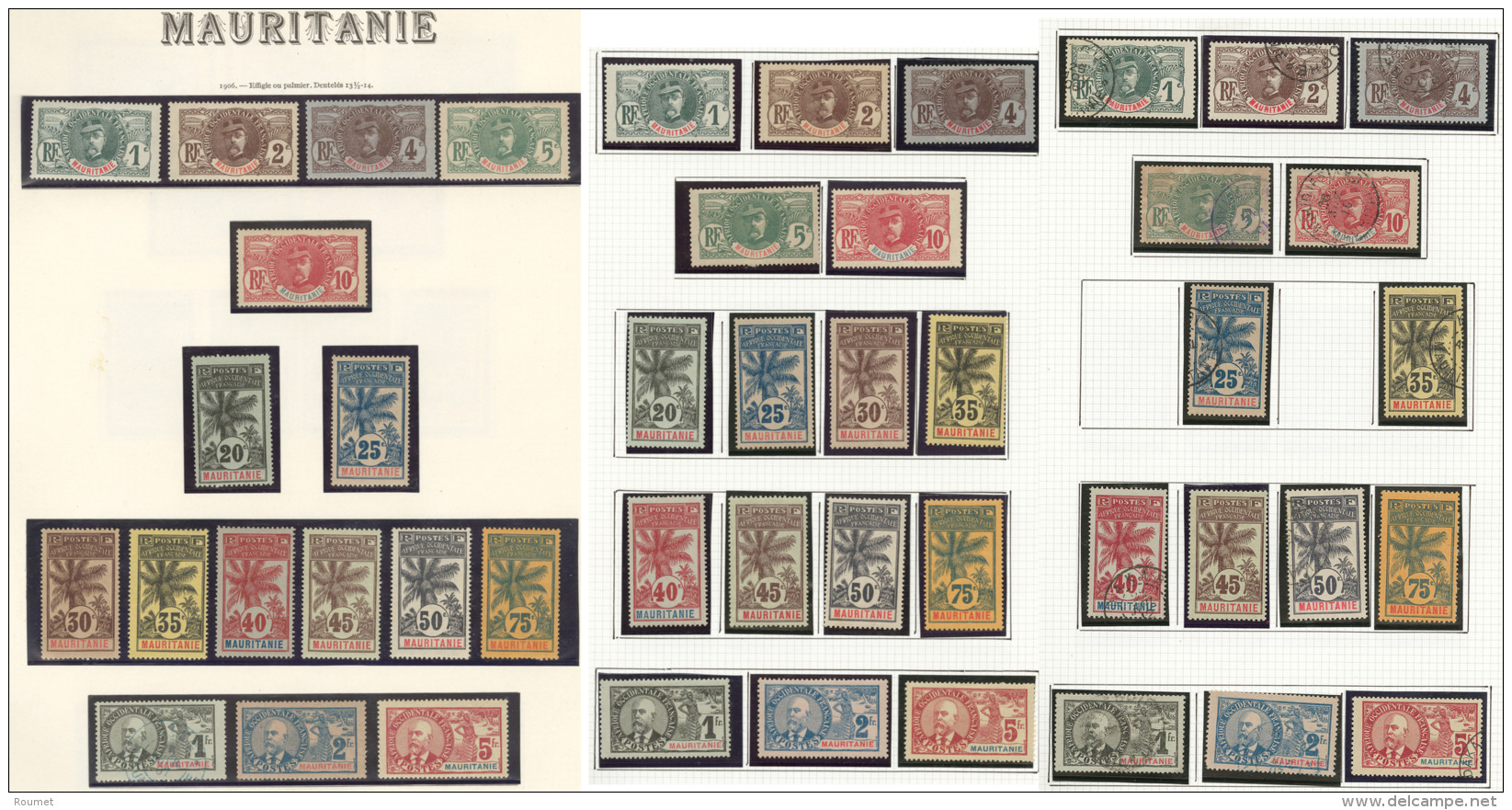 Collection. 1906-1963 (Poste, PA, Taxe, BF), Compl&egrave;te + Doubles Obl. - TB - Other & Unclassified