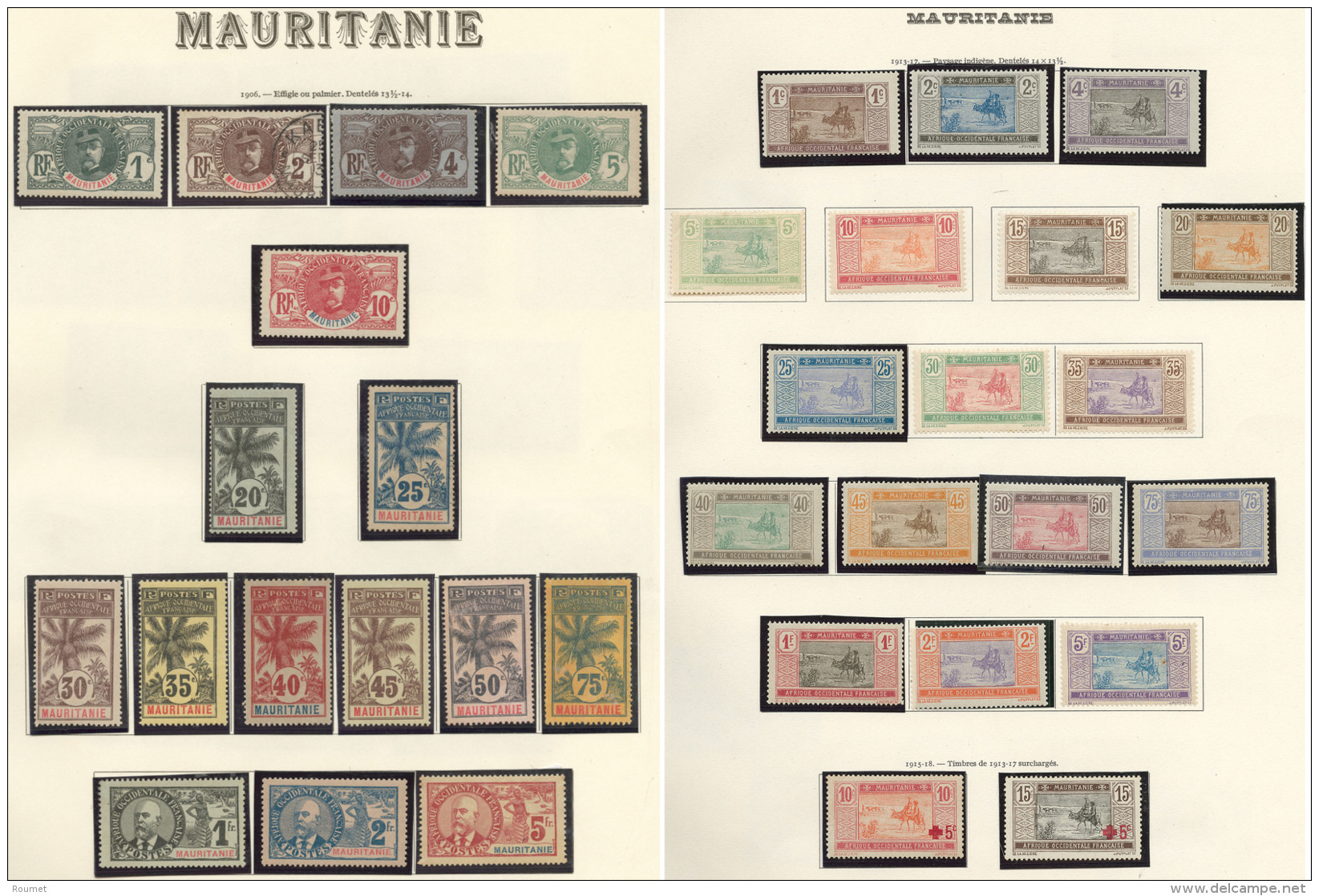 Collection. 1906-1944 (Poste, PA, Taxe), Des Valeurs Moyennes Et S&eacute;ries Compl&egrave;tes, Quasiment Compl&egrave; - Other & Unclassified