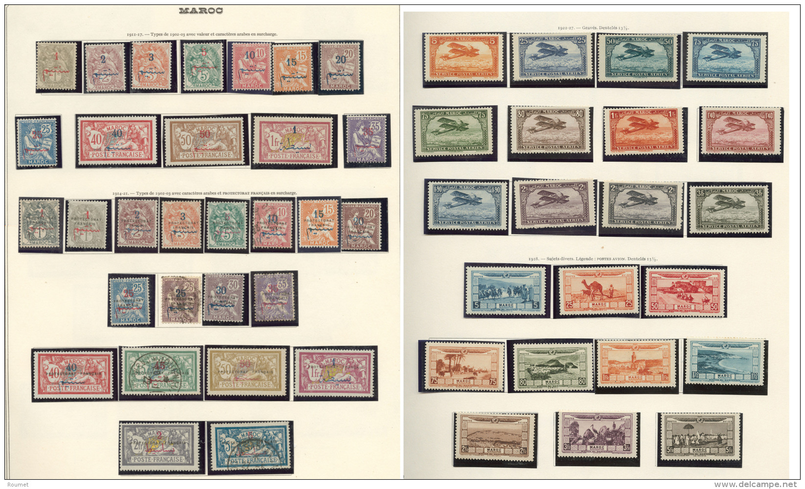 Collection. 1891-1956 (Poste, PA, Taxe, C.Px), Valeurs Moyennes Et S&eacute;ries Compl&egrave;tes, Des Ex Obl Dont Doubl - Vide