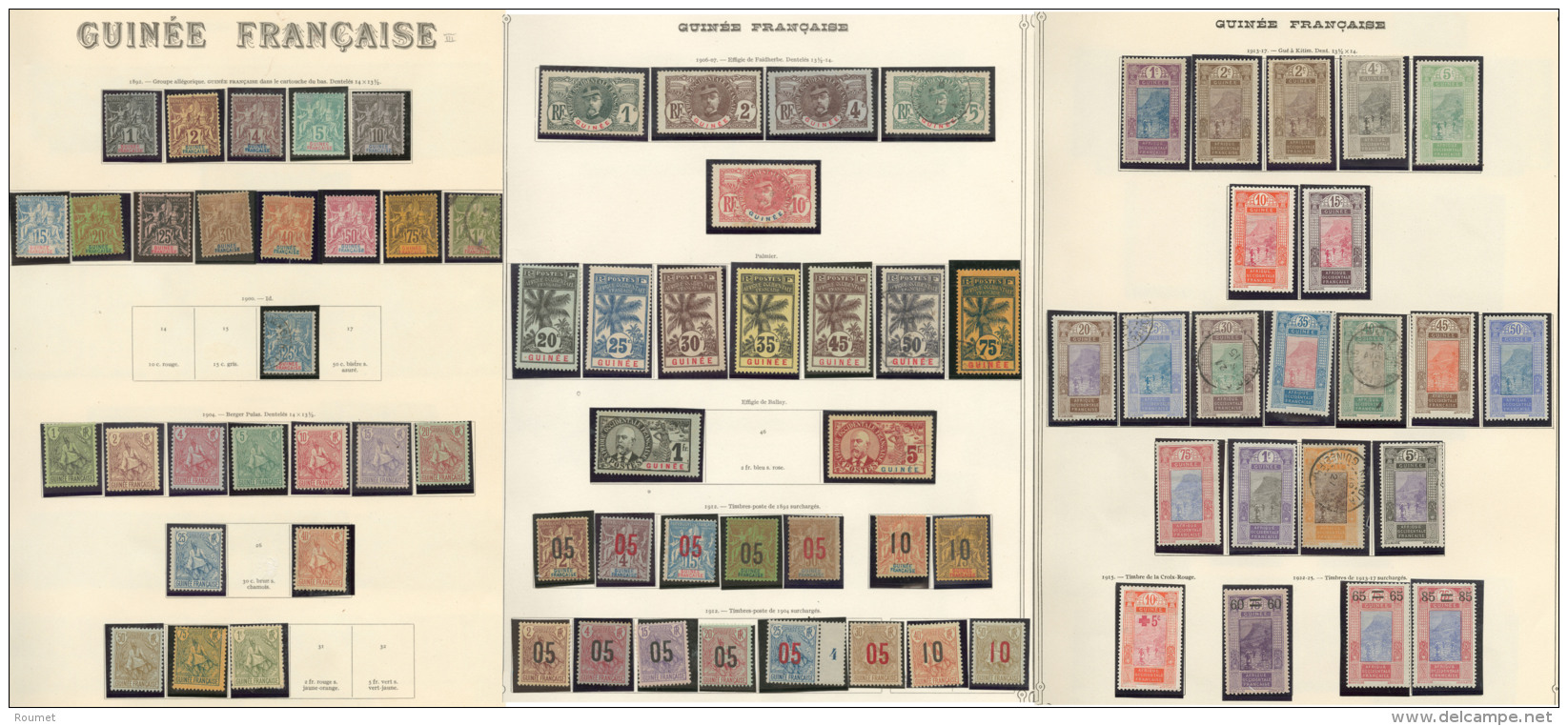 Collection. 1892-1941 (Poste, PA), Des Valeurs Moyennes Et S&eacute;ries Compl&egrave;tes, Des Ex (*) Et Divers Obl Dont - Andere & Zonder Classificatie