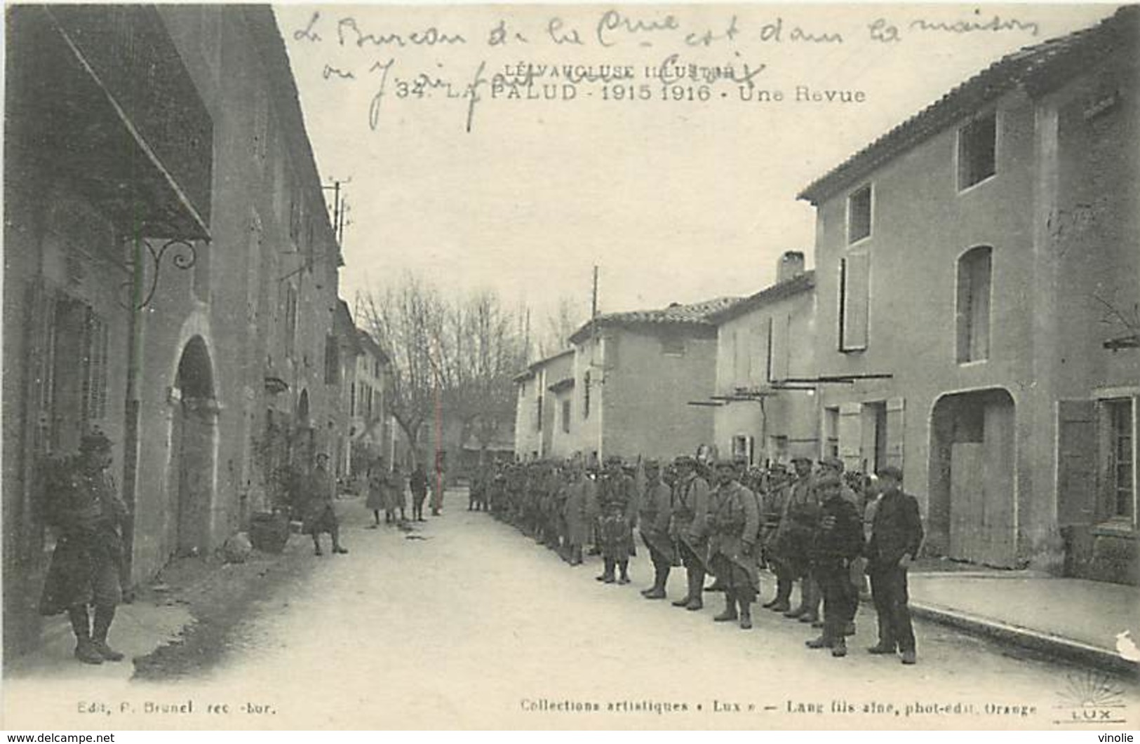 PIE-17-P.T.G.2187 : LA PALUD. MILITAIRES.  GUERRE DE 1914-1918. - Lapalud