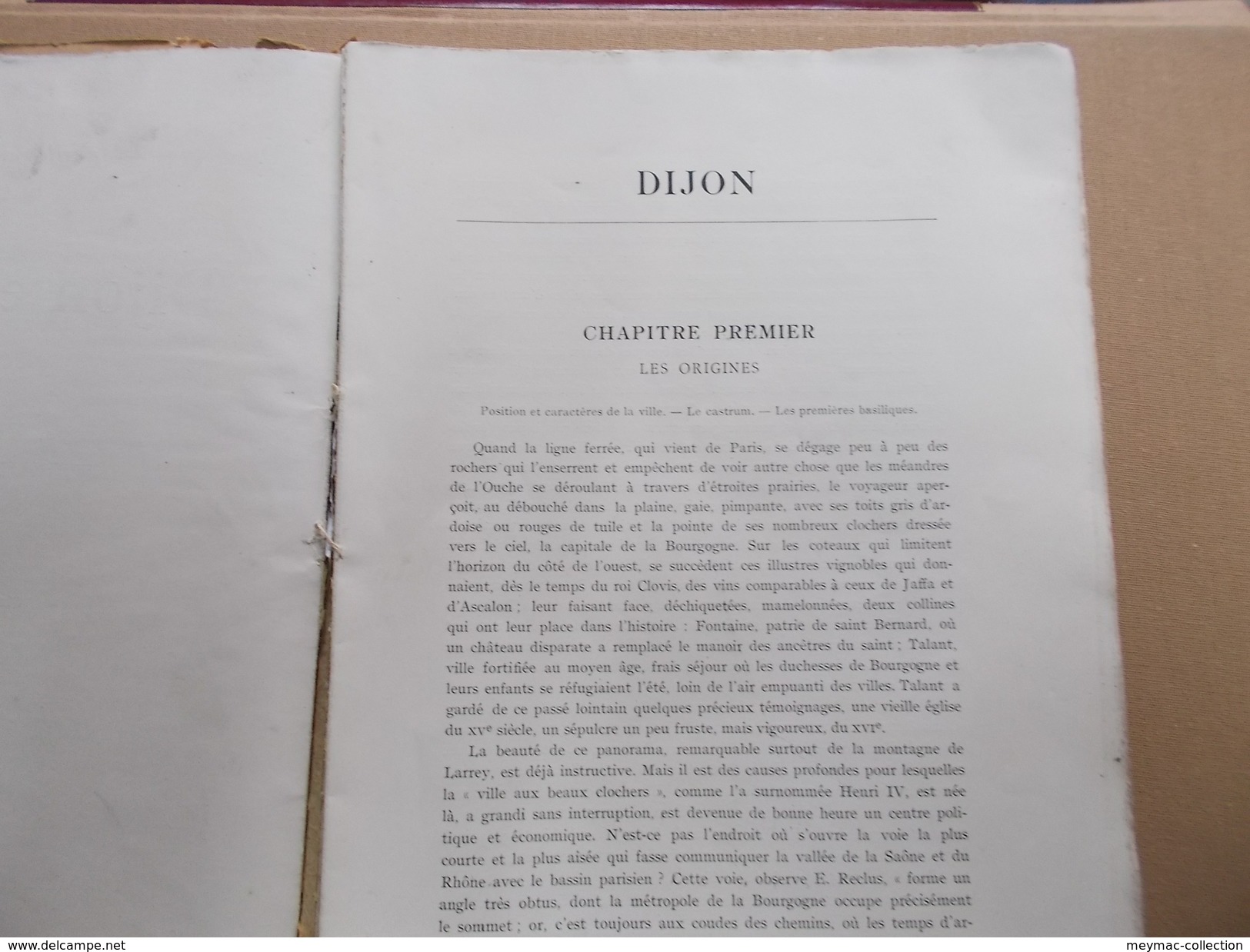 KLEINCLAUSZ DIJON ET BEAUNE 1913 Histoire Des 2 Villes Photos Neurdein Valois Eglises Monuments Bourgogne - Bourgogne