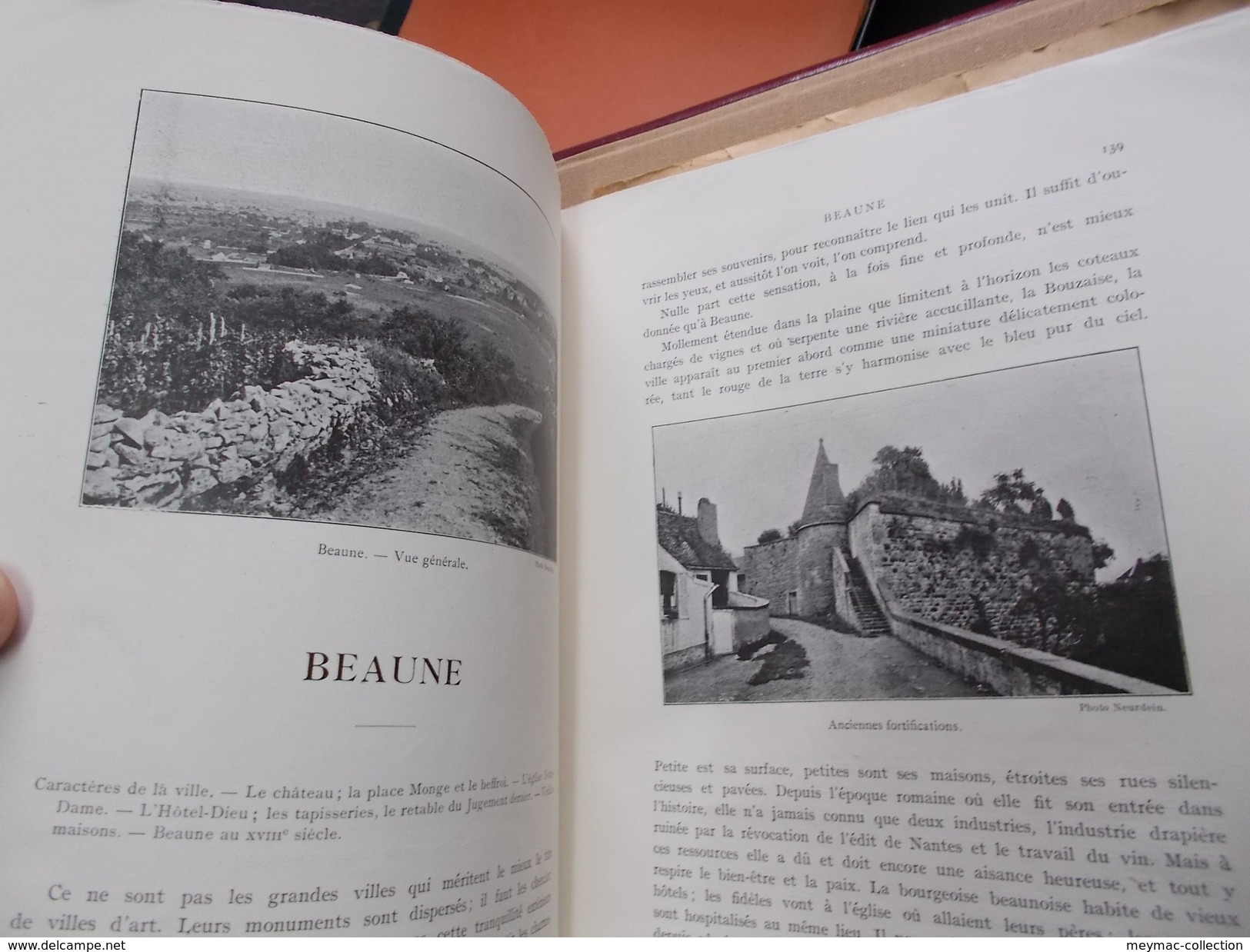 KLEINCLAUSZ DIJON ET BEAUNE 1913 histoire des 2 villes photos neurdein valois eglises monuments bourgogne