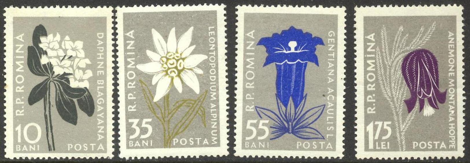ROMANIA 1957 MNH** - FLOWERS - Other & Unclassified