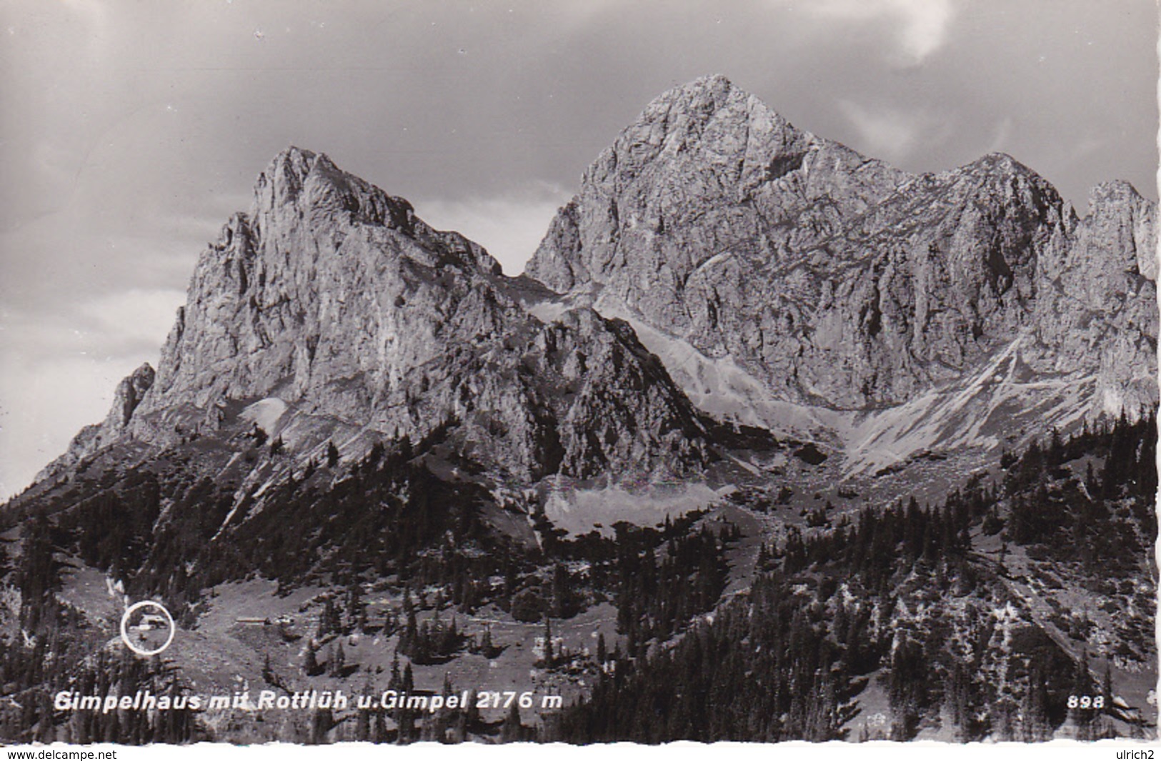 AK Gimpelhaus Mit Rotflüh U. Gimpel - 1955 (28583) - Tannheim