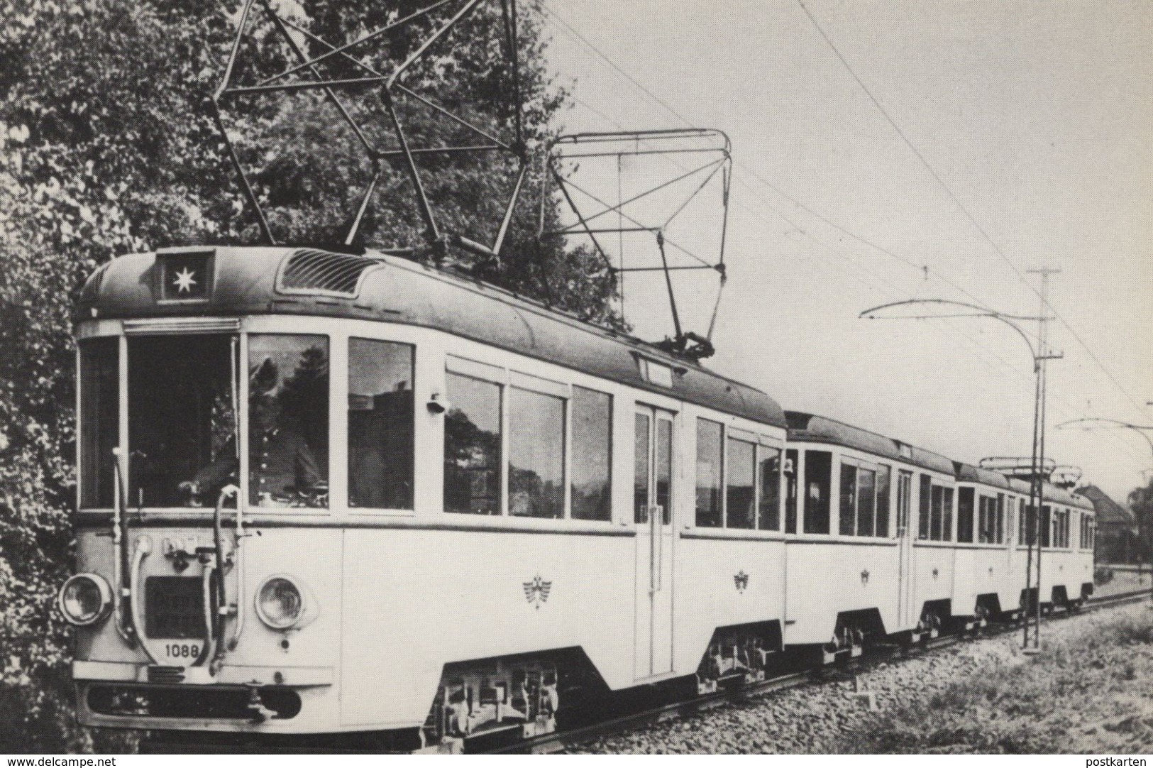 ÄLTERE POSTKARTE BILDSERIE VORORTBAHN BENSBERGER VIERWAGENZUG BAUJAHR 1938/1939 Köln Bensberg Cpa AK Postcard - Bergisch Gladbach