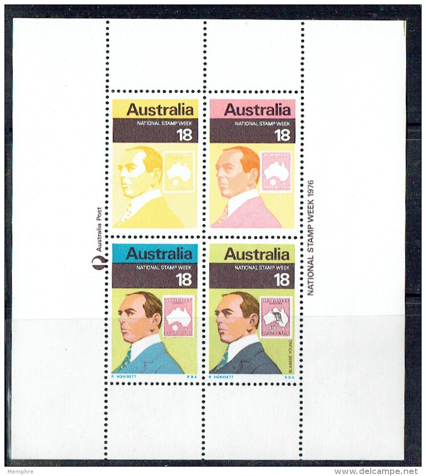 1974  Souvenir Sheet Of 4 Different DEsigner Of &laquo;Kangaroo&raquo; Stamps  ** - Mint Stamps