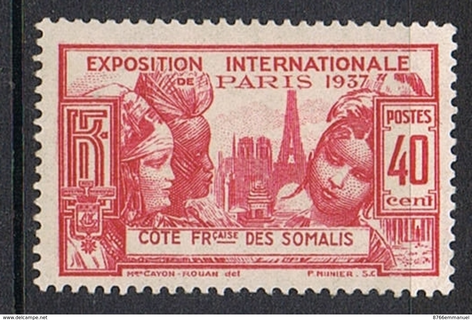 COTE DES SOMALIS N°143 N* - Neufs