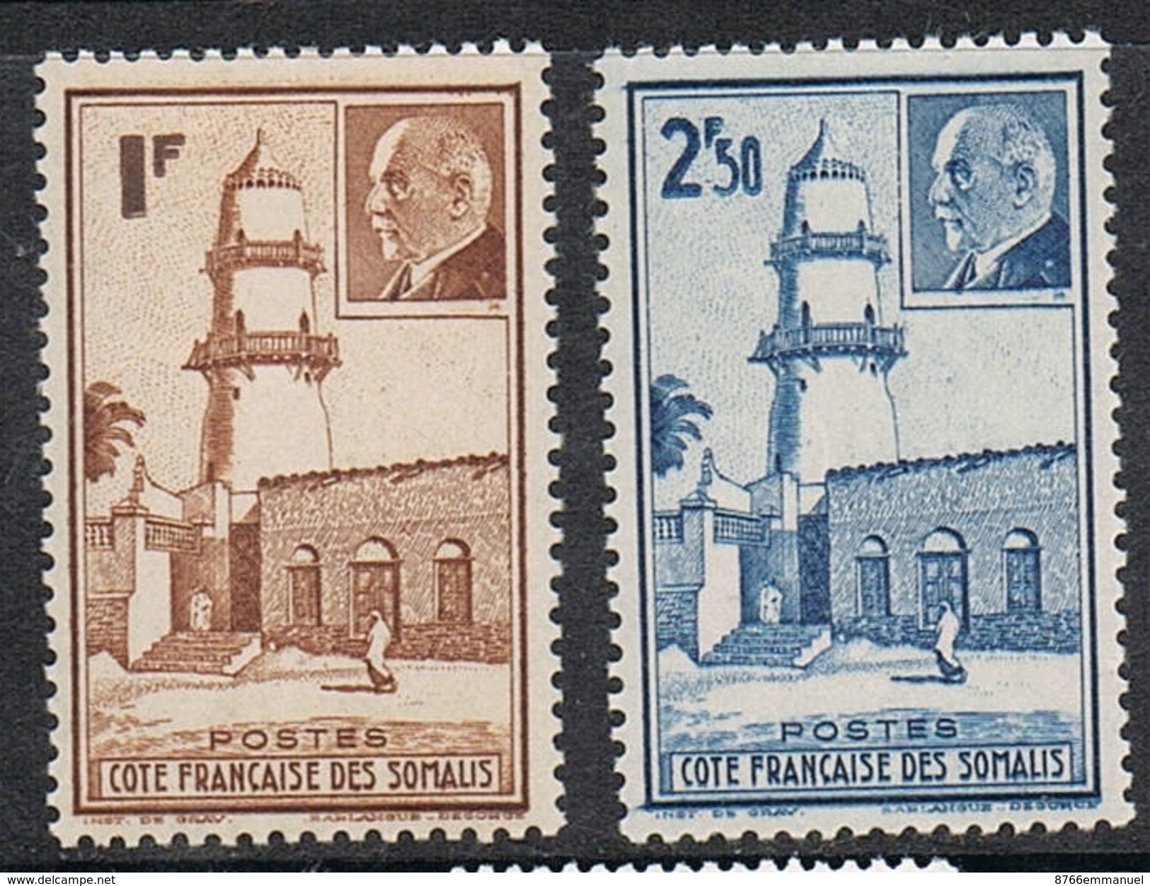COTE DES SOMALIS N°191 Et 192 N* - Unused Stamps