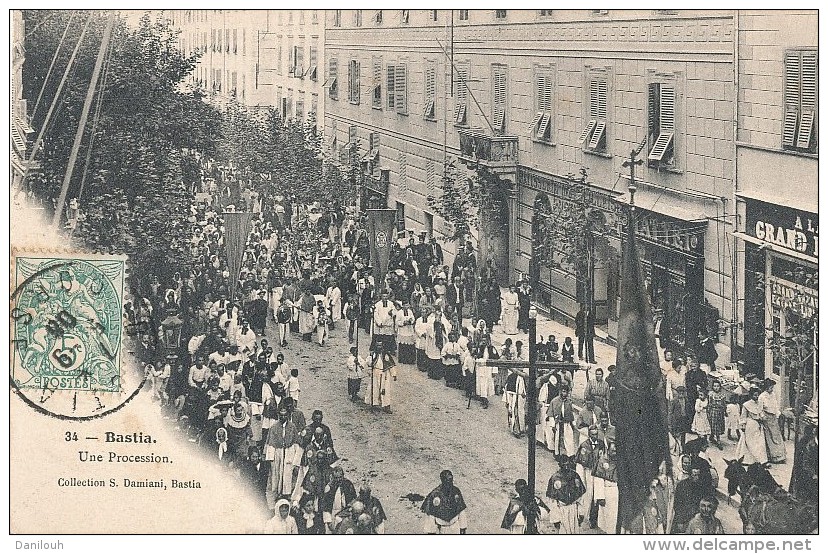 20 // BASTIA    Un Procession,  Coll Damiani - Bastia