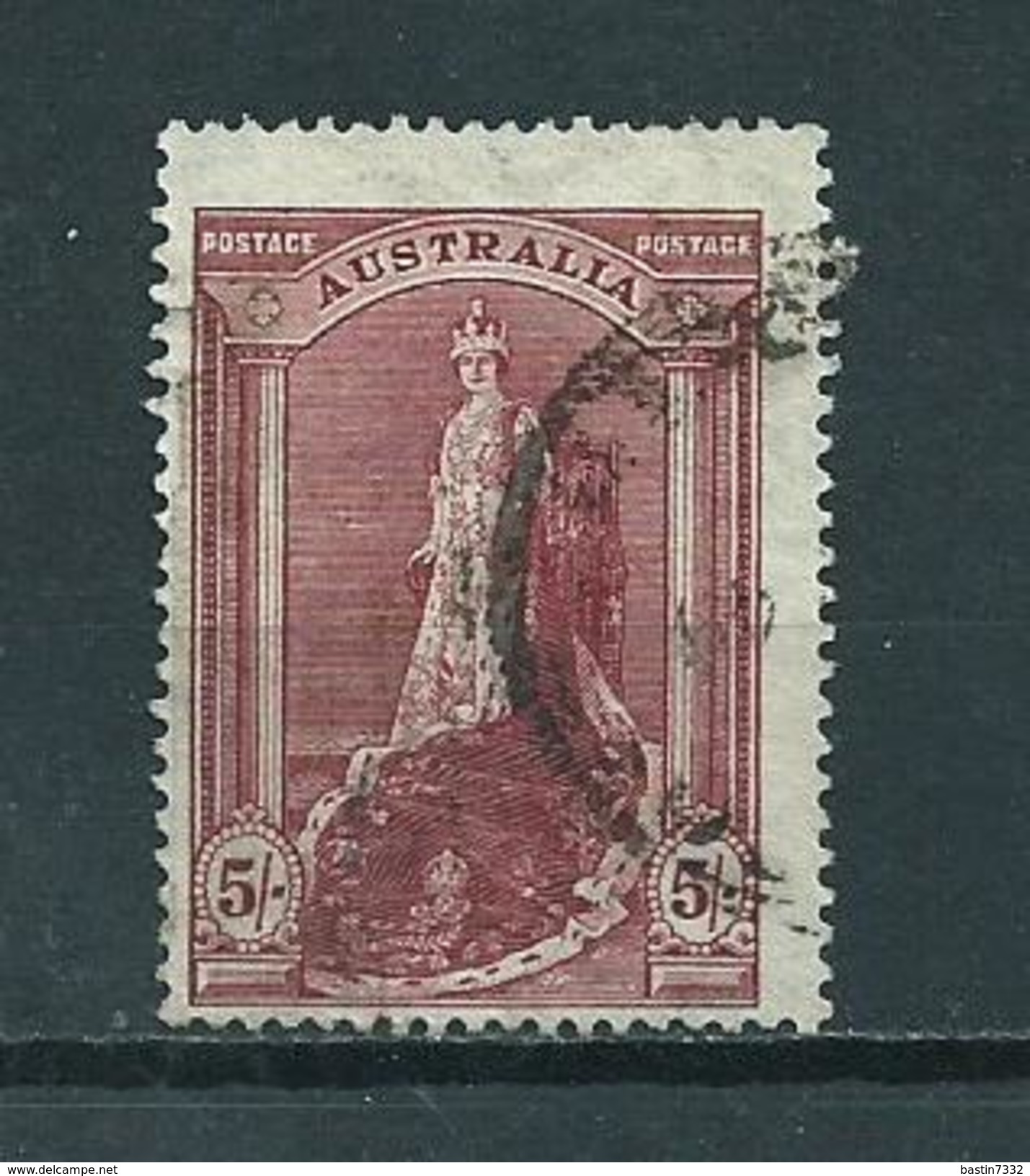 1948 Australia 5'sh Queen Elisabeth Used/gebruikt/oblitere - Gebruikt