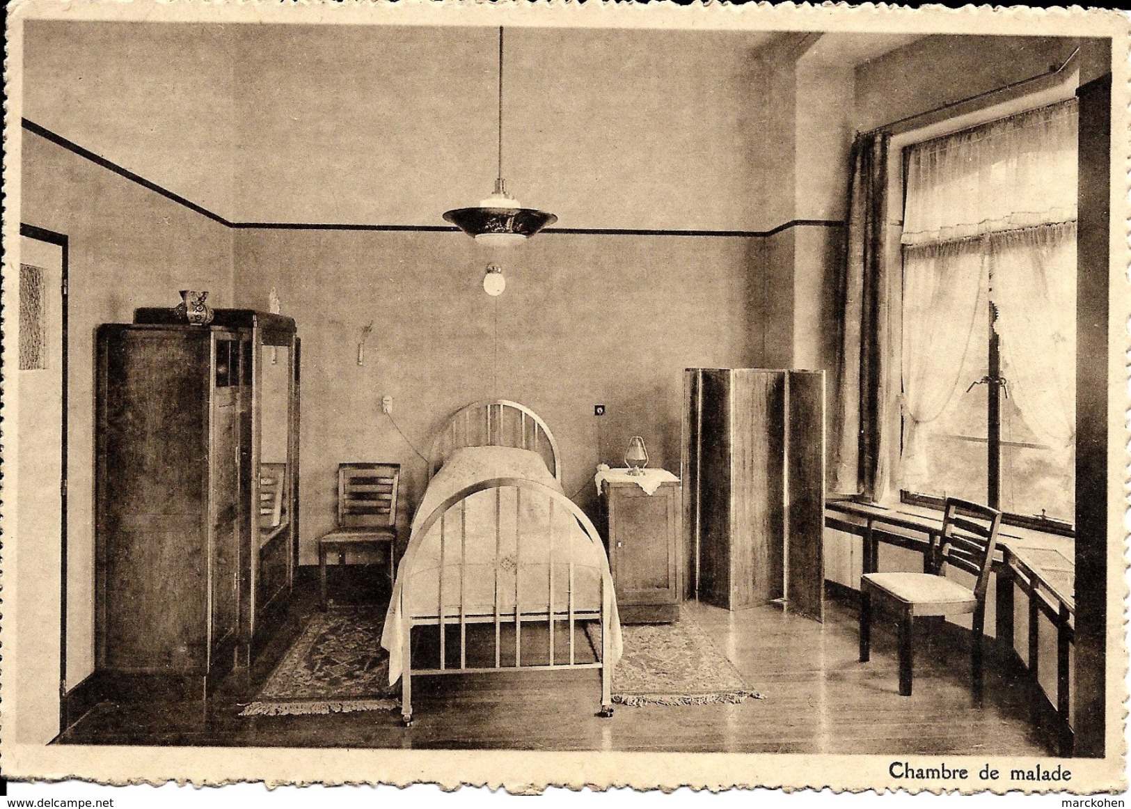 BRUXELLES (1000) : Chambre De Malade De L'Institut SS. Jean & Elisabeth, Rue Des Cendres 7. CPSM. - Santé, Hôpitaux