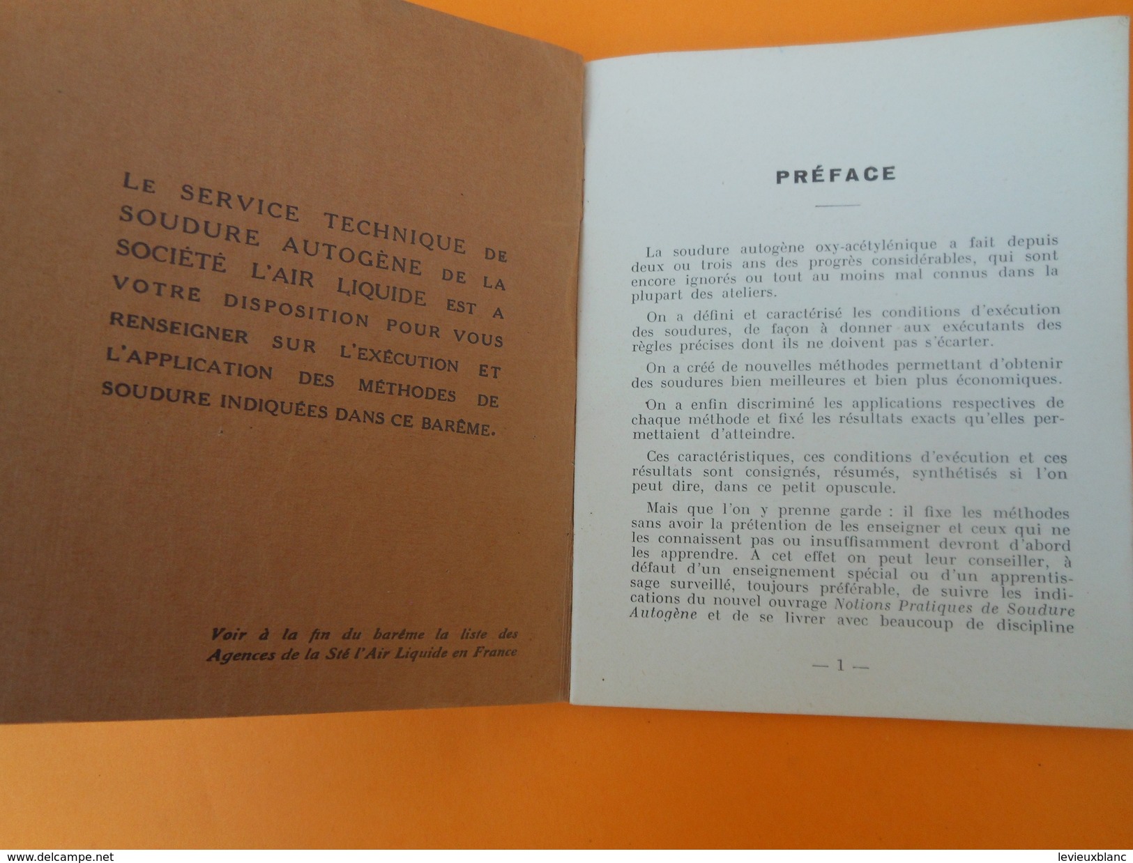 Fascicule/Soudure Autogène Oxy-Acétylénique/Offert Par "L'Air Liquide"/Inst De Soudure Autogène /Paris/Vers1950   LIV123 - Do-it-yourself / Technical