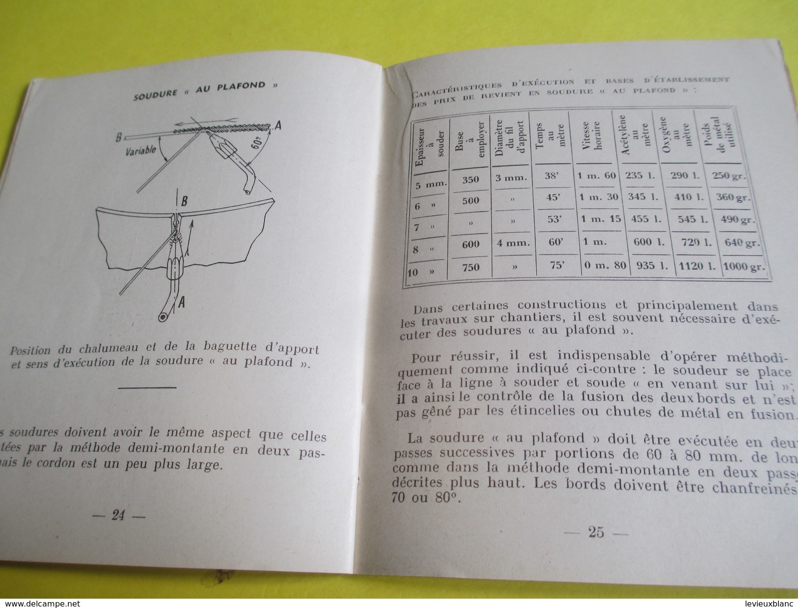 Fascicule/Soudure Autogène Oxy-Acétylénique/Offert par "L'Air Liquide"/Inst de Soudure Autogène /Paris/Vers1950   LIV123