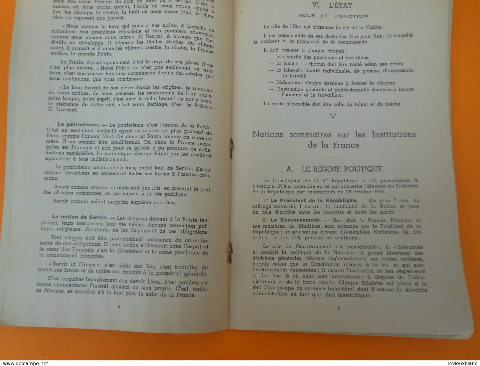 Fascicule/Instruction Civique / Centre D'Enseignement Technique De Banque /Education Professionnelle/1965           BA57 - Droit