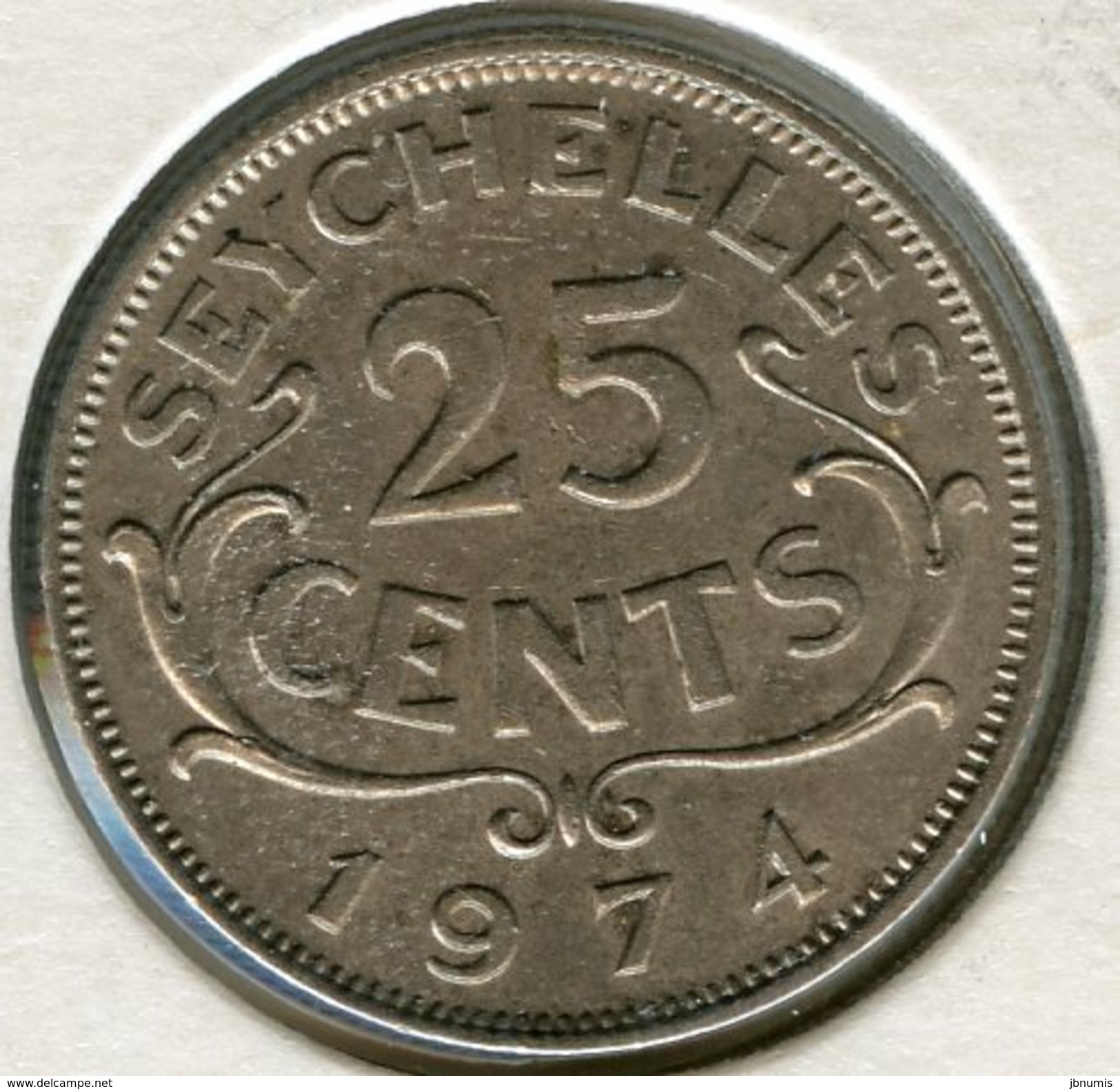 Seychelles 25 Cents 1974 KM 11 - Seychelles