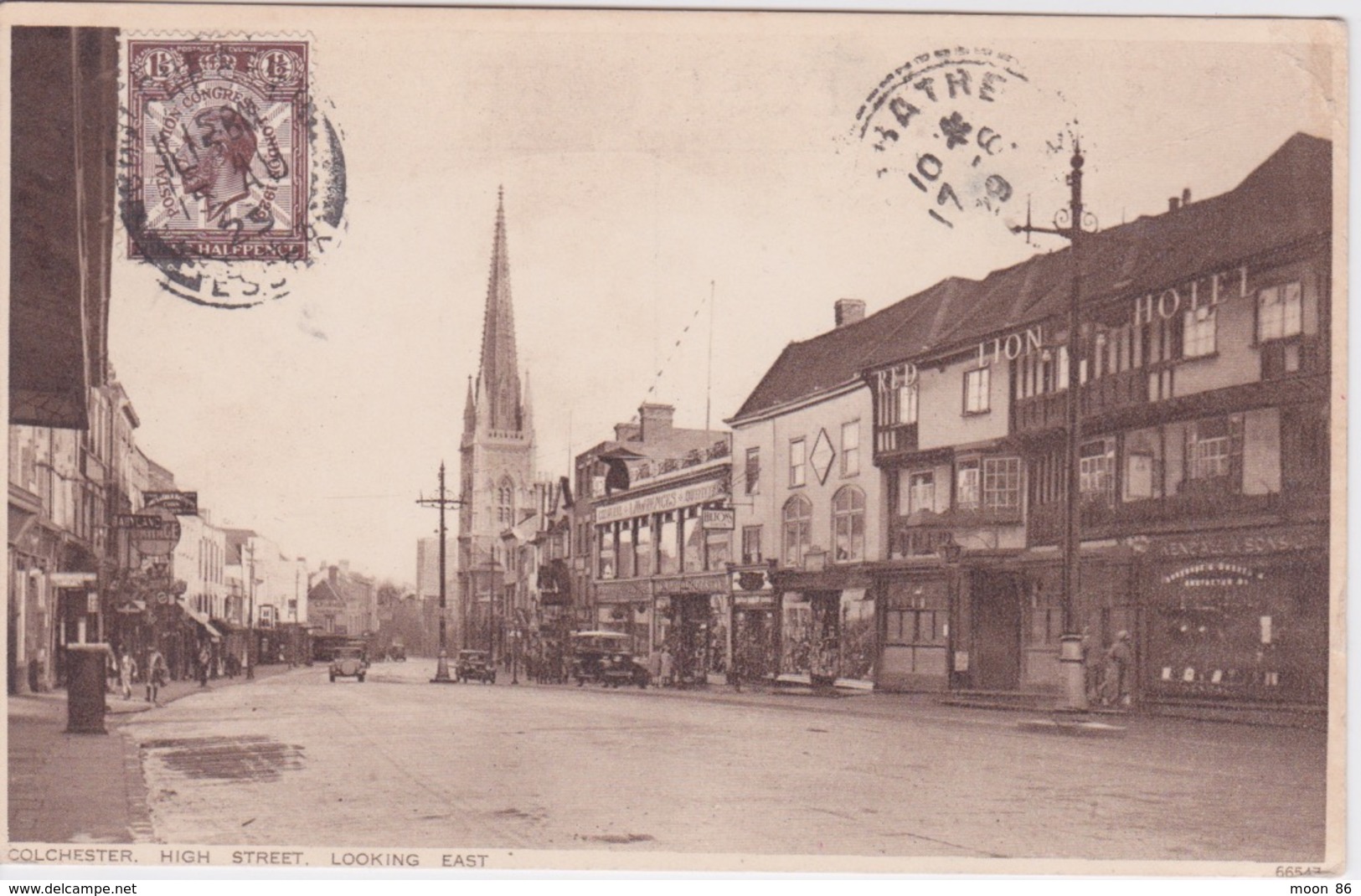 ANGLETERRE - ESSEX COLCHESTER -  HIGH STREET LOOKING EAT - GRANDE RUE  VUE EST - Colchester