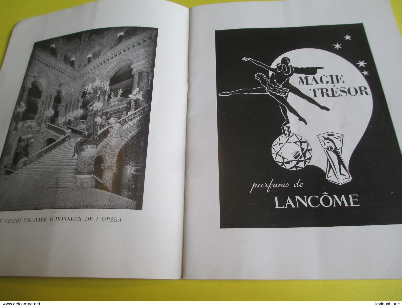 Programme Théâtre/Théâtre National De L'Opéra/FAUST/Gounod/Robert BLOT/Livret En Français Et Anglais/1955       PROG144 - Programmes