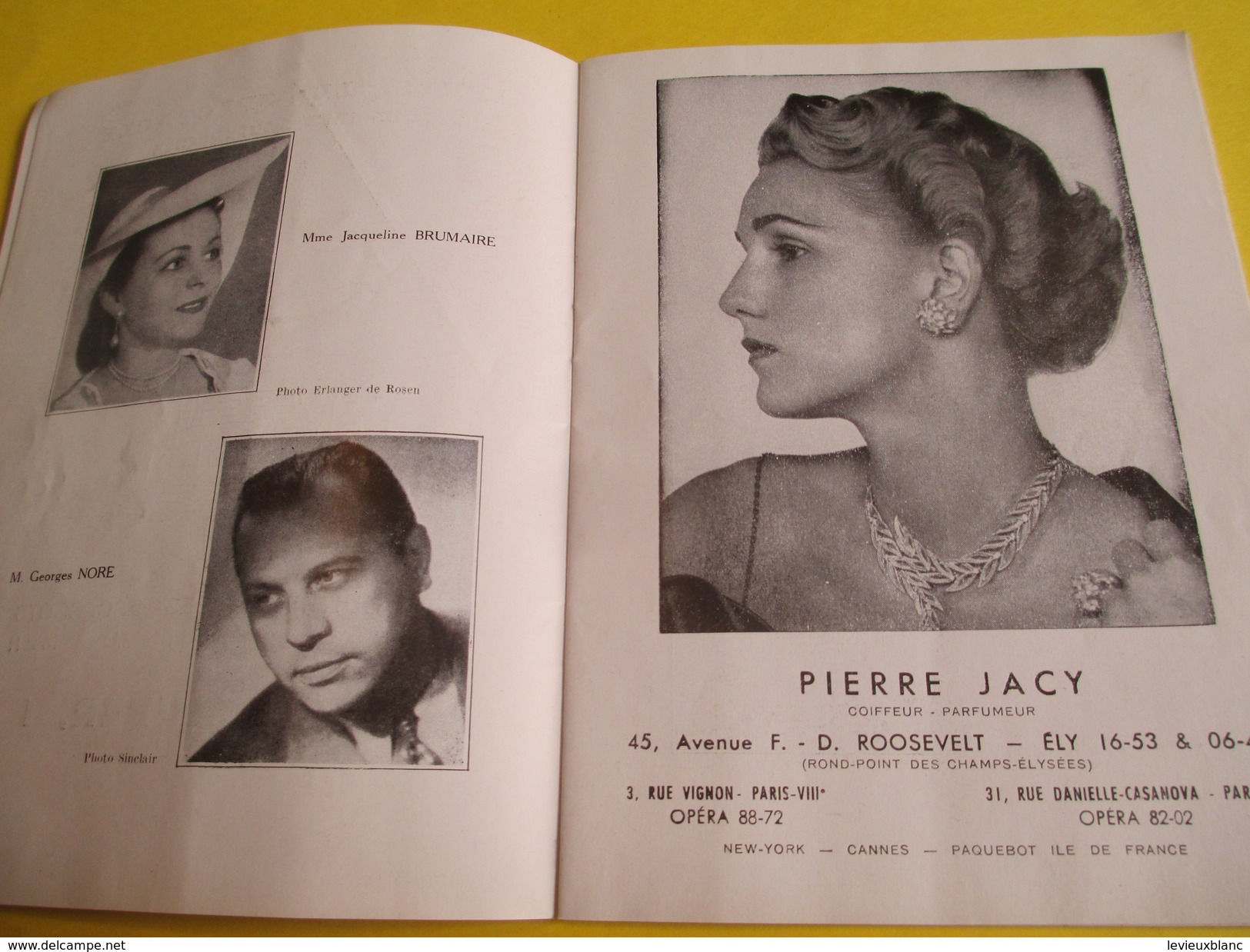 Programme Théâtre/Théâtre National De L'Opéra/FAUST/Gounod/Robert BLOT/Livret En Français Et Anglais/1955       PROG144 - Programma's