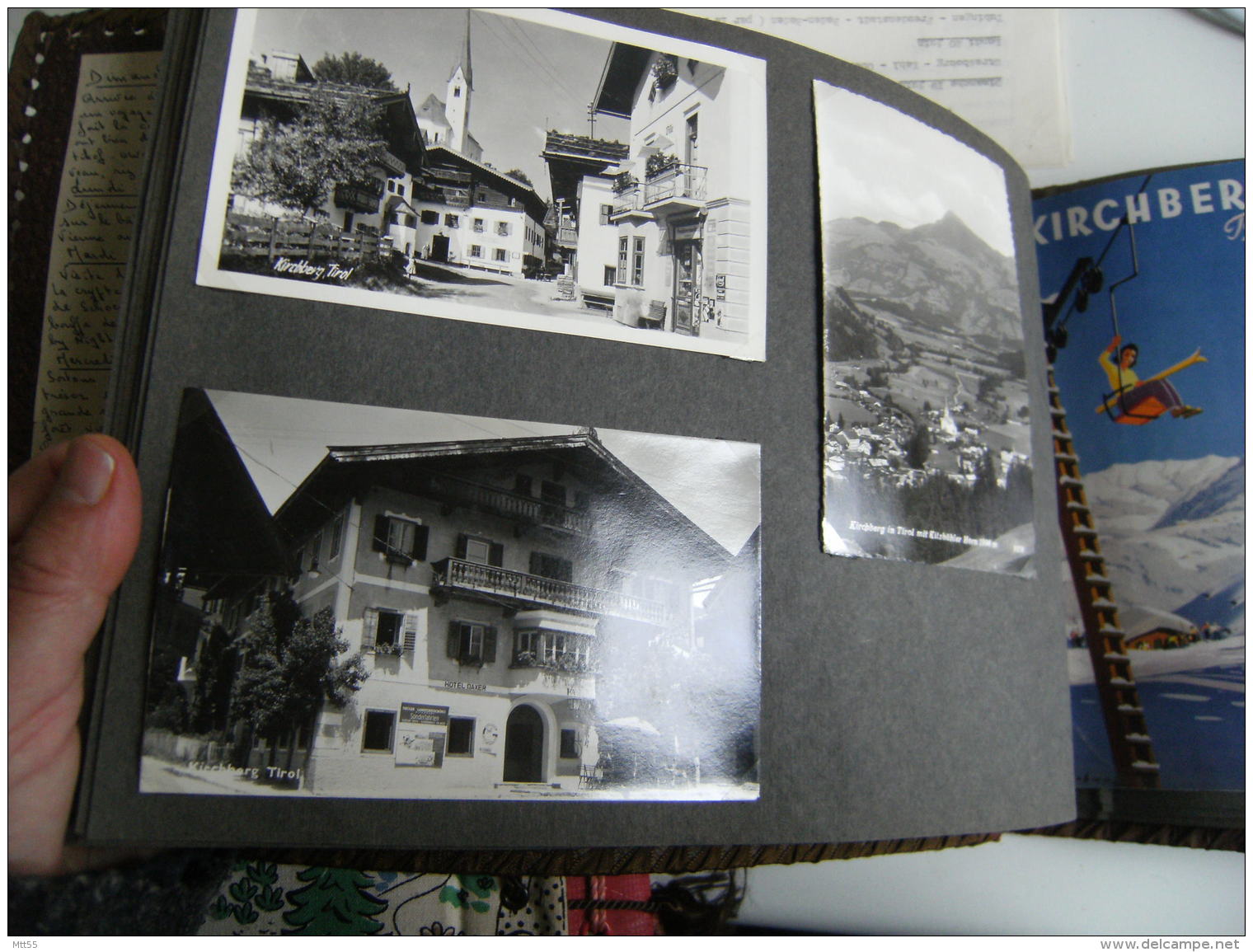 Album Photo Photographie  Photo 1955 Souvenir Vacances  Autriche Carte Postale Ticket Entree Tout En Photo - Albums & Collections