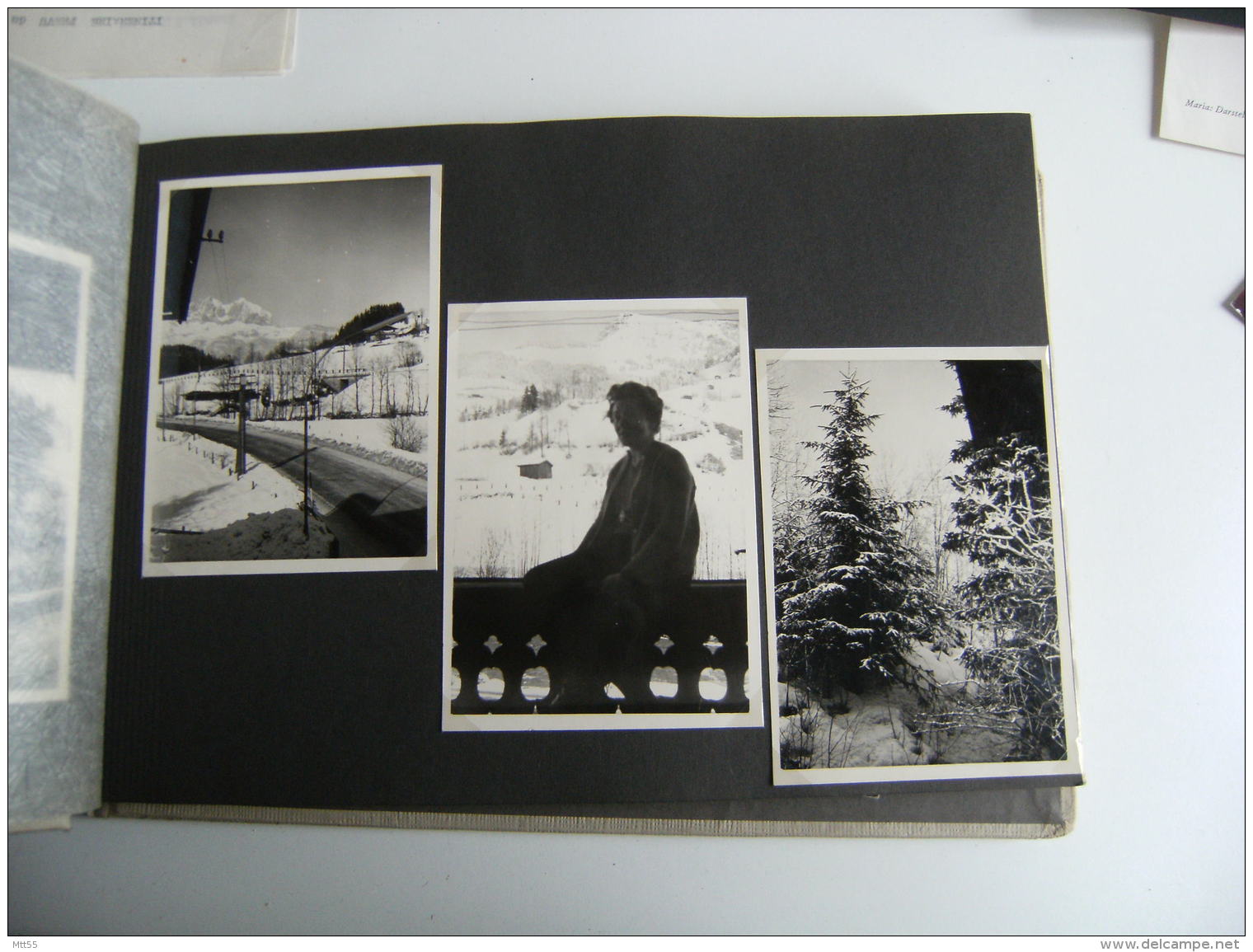 Album Photo Photographie  Photo  Souvenir Vacances Autriche Savoie Ski Carte Postale Ticket Entree Tout En Photo - Albums & Collections