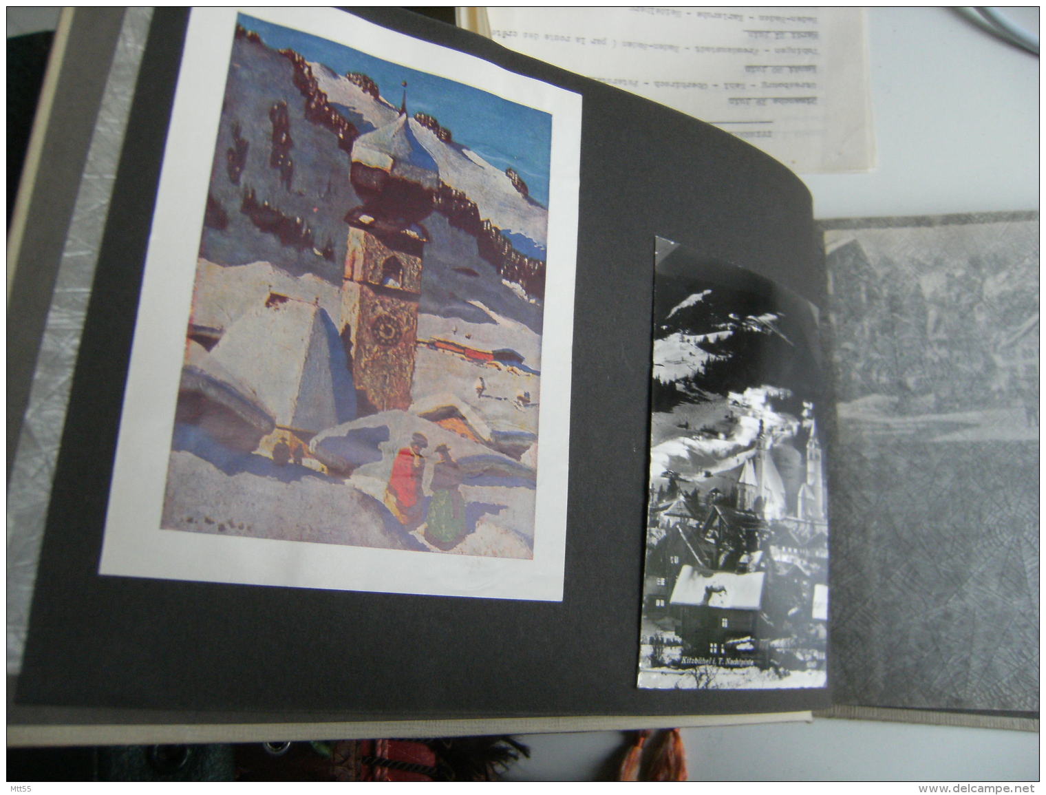 Album Photo Photographie  Photo  Souvenir Vacances Autriche Savoie Ski Carte Postale Ticket Entree Tout En Photo - Albums & Collections