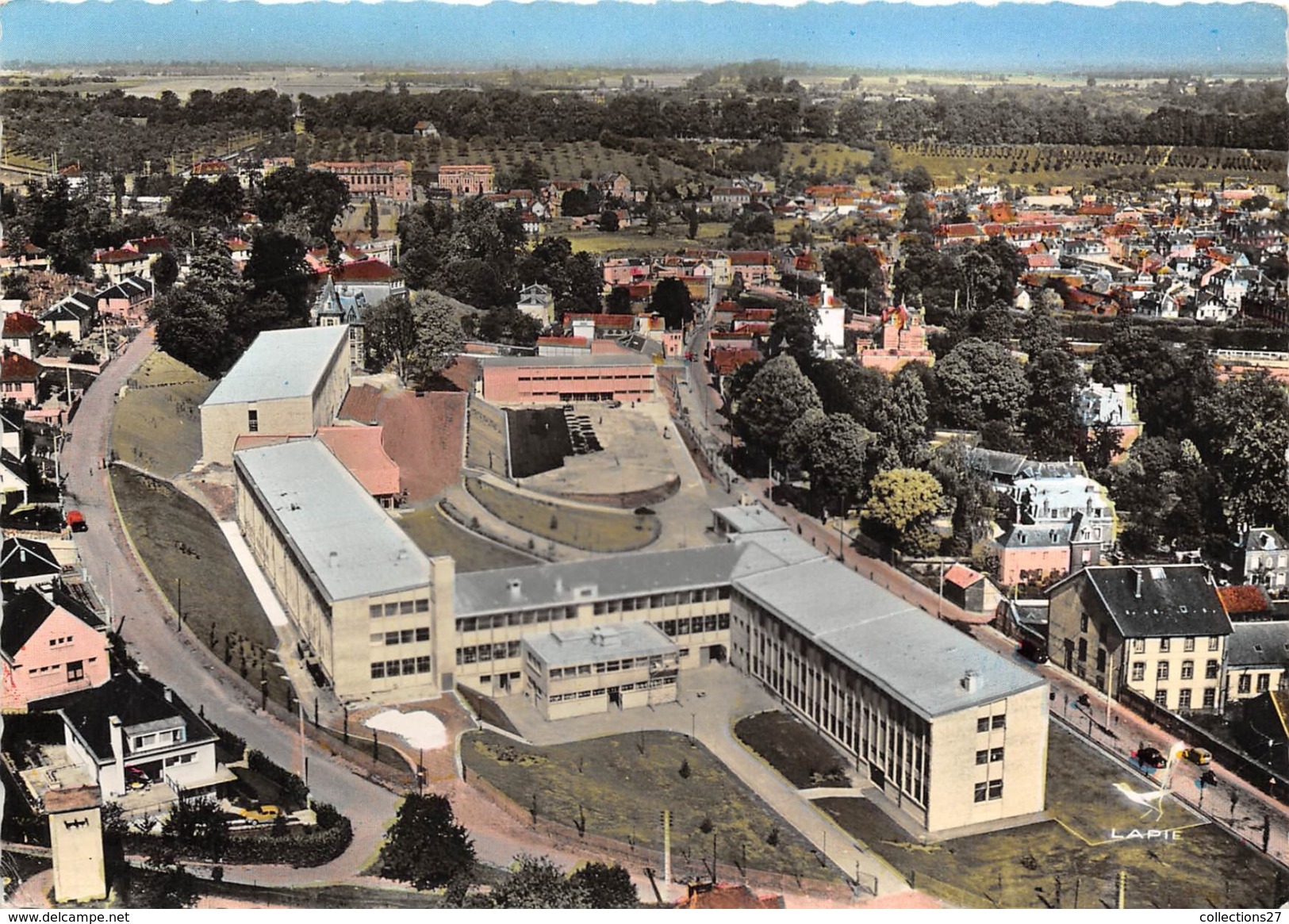 27-BERNAY-VUE DU CIEL, LE NOUVEAU COLLEGE - Bernay