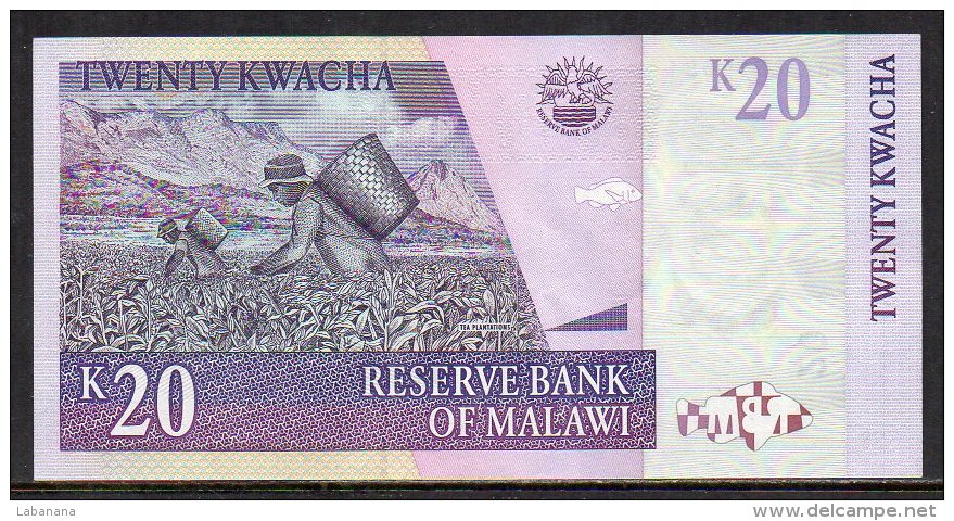 528-Malawi Billet De 20 Kwacha 2009 BL251 - Malawi