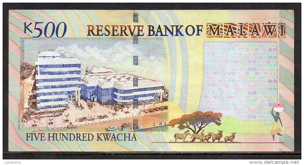 528-Malawi Billet De 500 Kwacha 2005 AR235 - Malawi