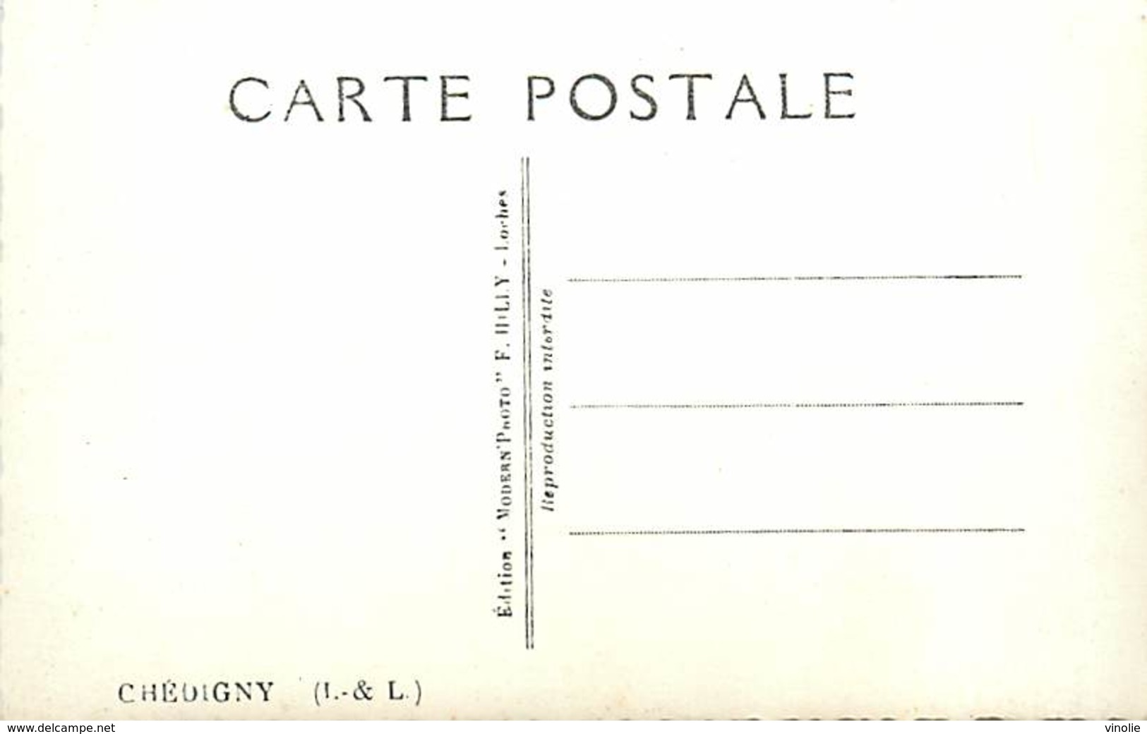 PIE-17-P.T.FR. 2378 : CHEDIGNY - Altri & Non Classificati