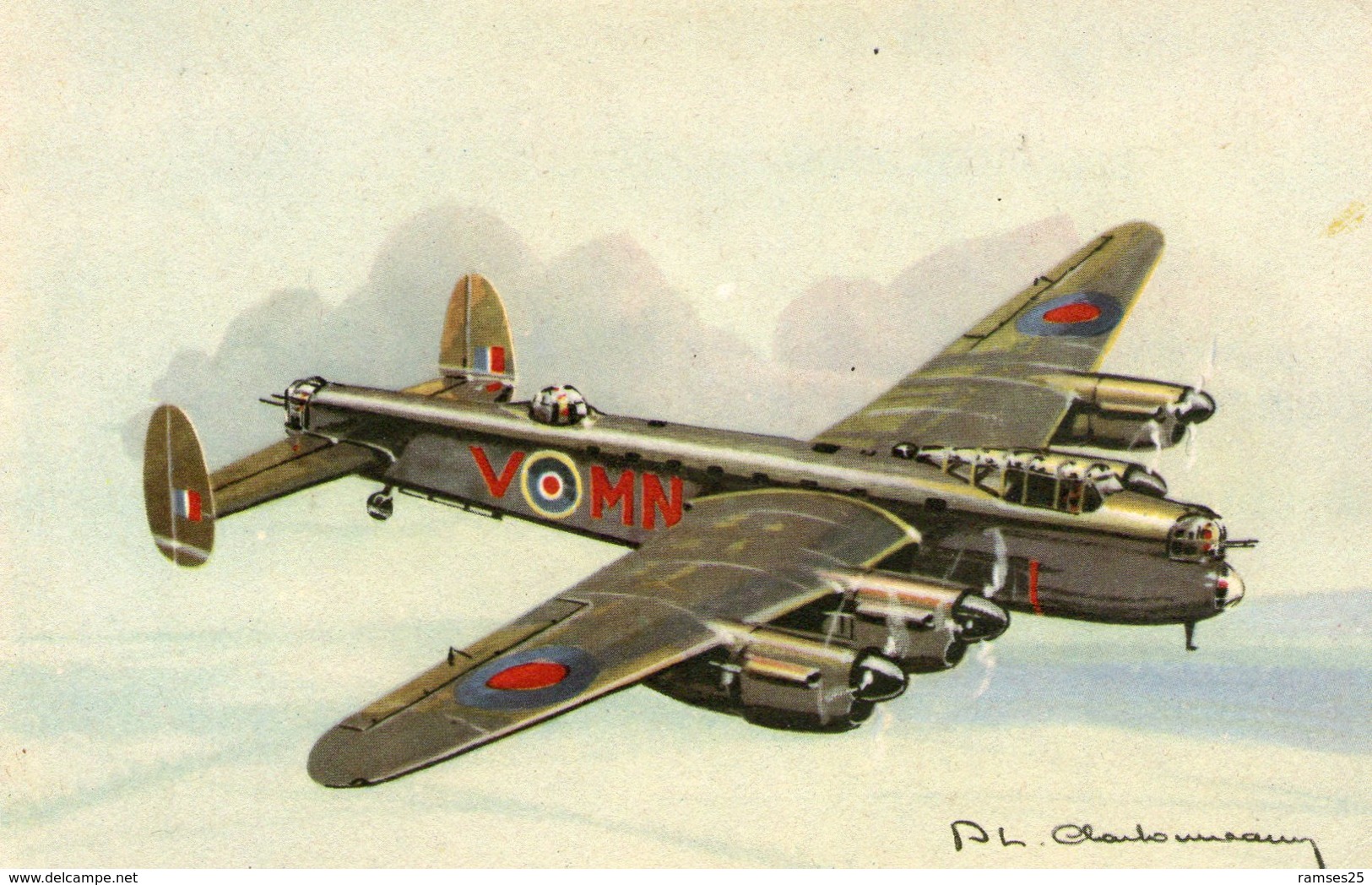 (23) CPA  Avion Lancaster   (bon Etat) - 1939-1945: 2ème Guerre