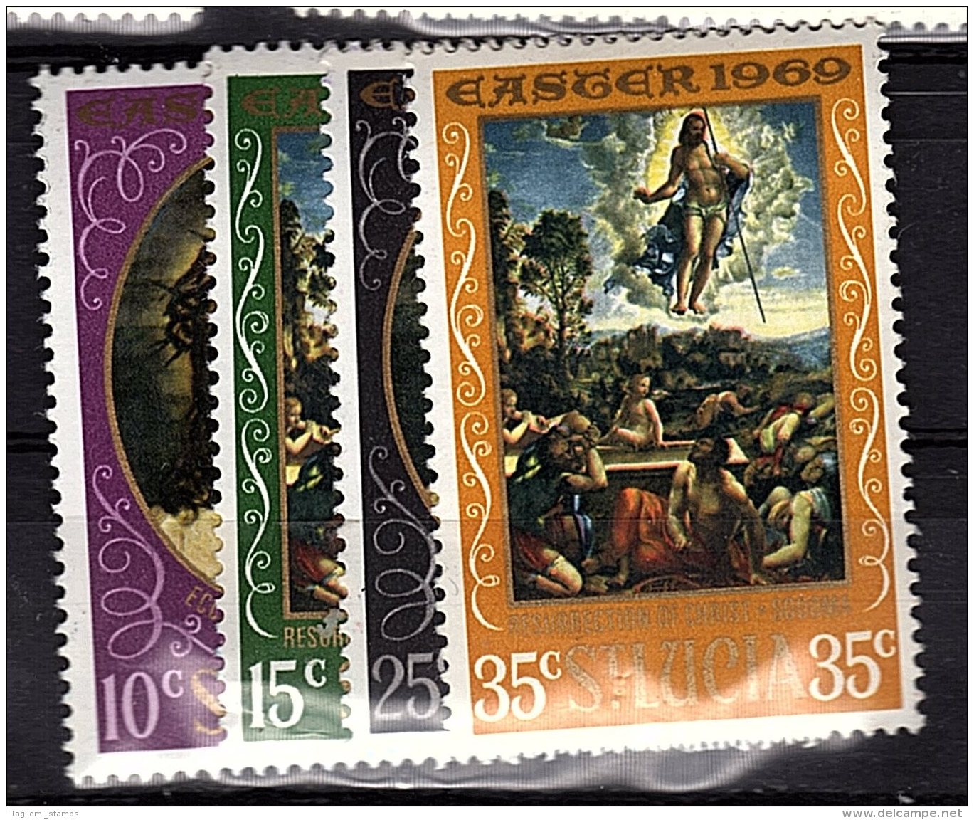 St Lucia, 1969, SG 260 - 263, Complete Set Of 4, Mint Hinged - Ste Lucie (...-1978)