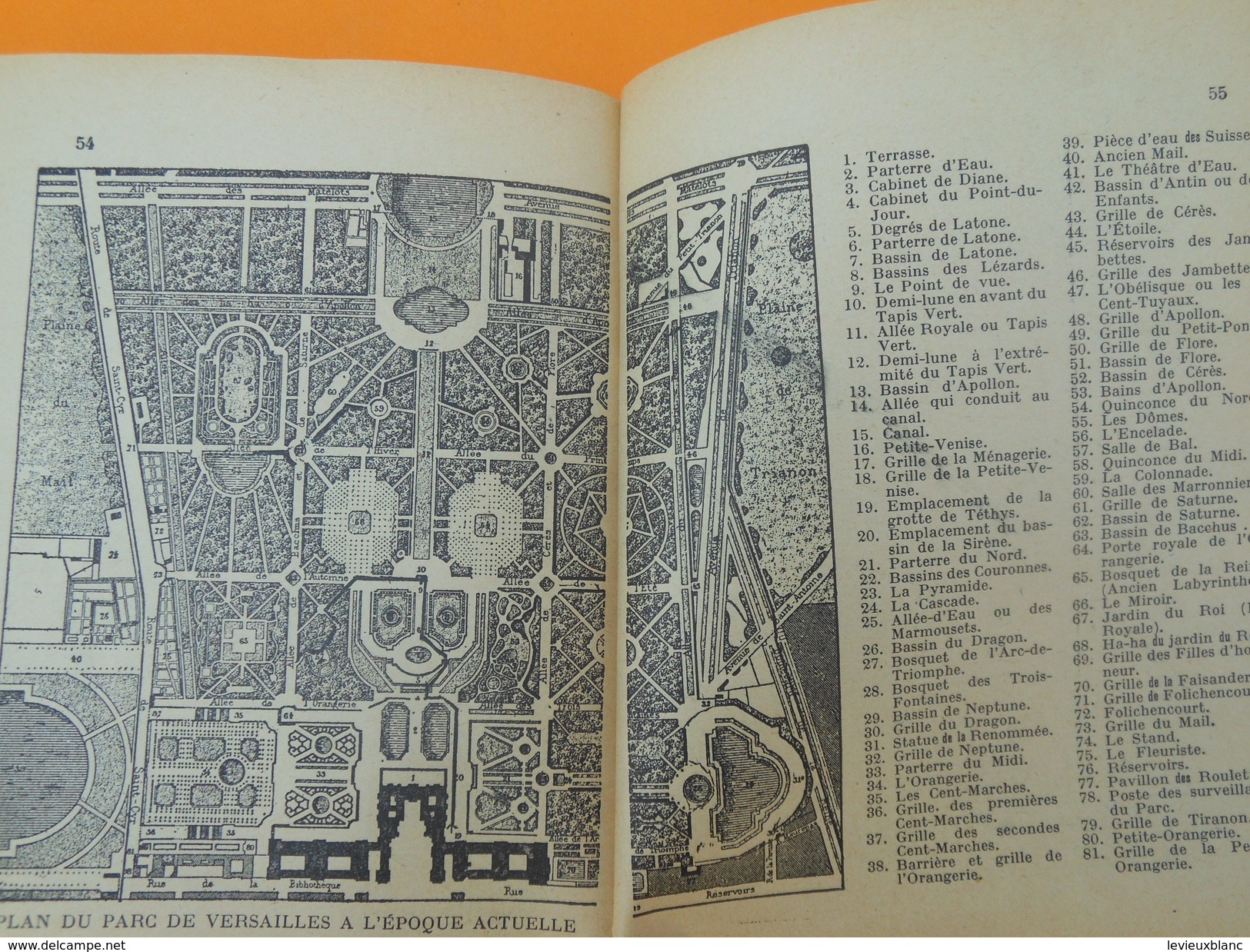 Guide Illustré / Une journée à VERSAILLES/Musée du Parc et chateau du Trianon/Braun & Cie/ 1946    PGC141