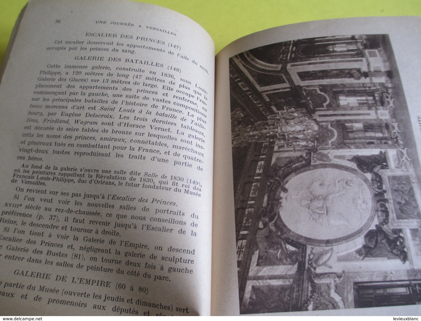 Guide Illustré / Une journée à VERSAILLES/Musée du Parc et chateau du Trianon/Braun & Cie/ 1946    PGC141