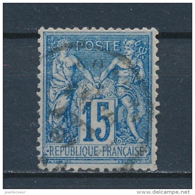 Frankrijk/France/Frankreich 1877 Mi: 73b Yt: 90a (Gebr/used/obl/o)(2362) - 1876-1878 Sage (Type I)