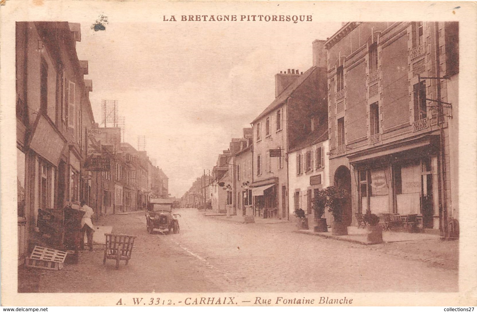 29-CARHAIX- RUE FONTAINE BLANCHE - Carhaix-Plouguer