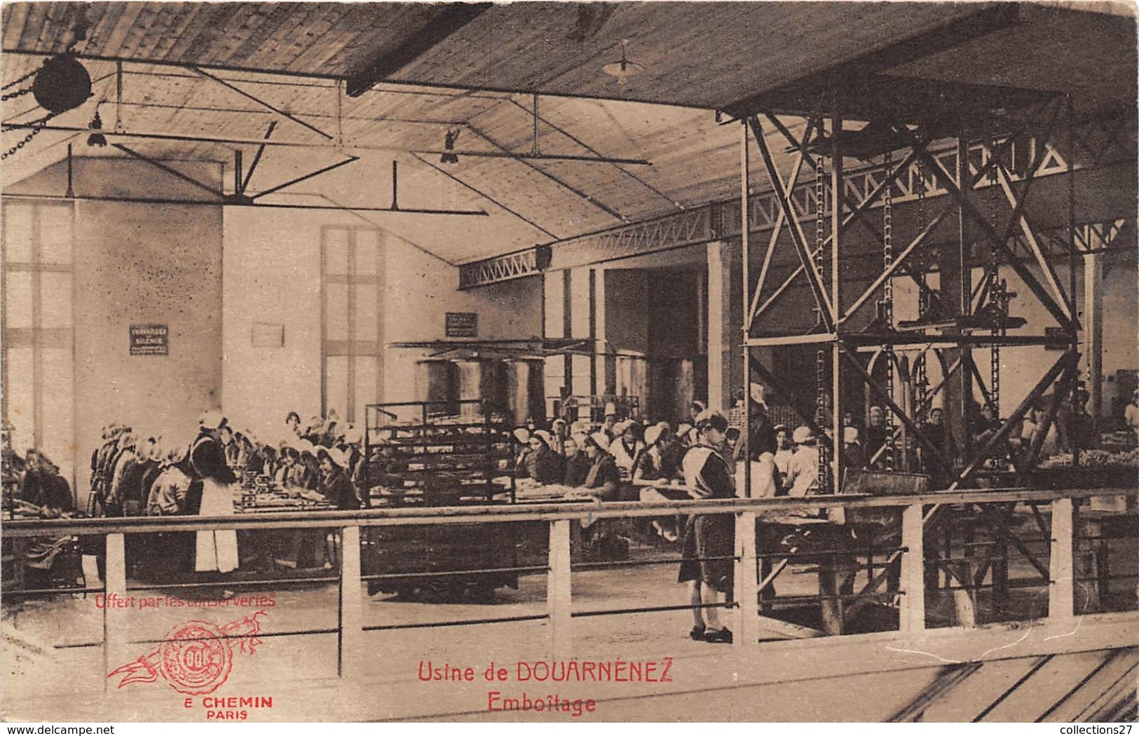 29-DOUARNENEZ- USINE DE DOUARNENEZ- EMBOÎTAGE - Douarnenez