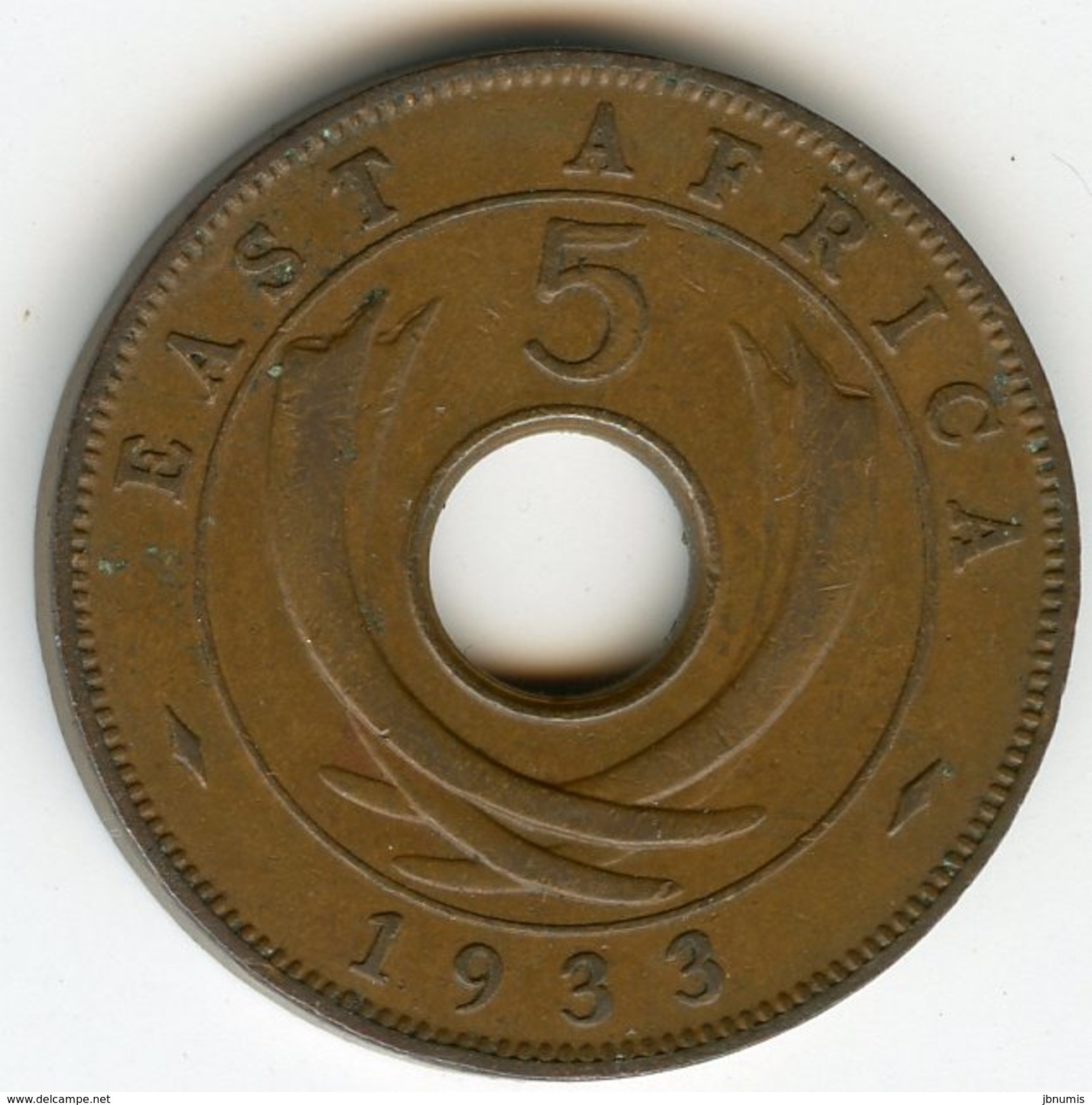 Afrique Orientale Britanique East Africa 5 Cents 1933 KM 18 - British Colony