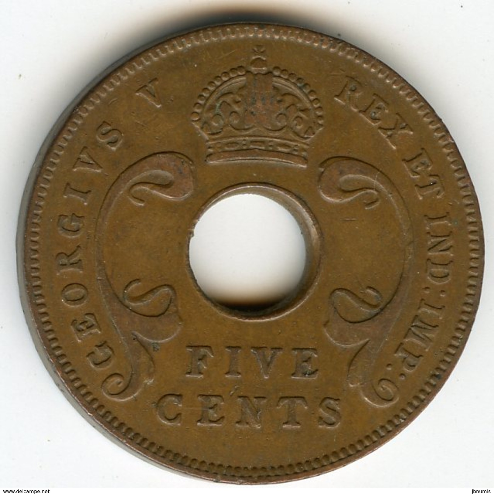 Afrique Orientale Britanique East Africa 5 Cents 1933 KM 18 - Colonie Britannique