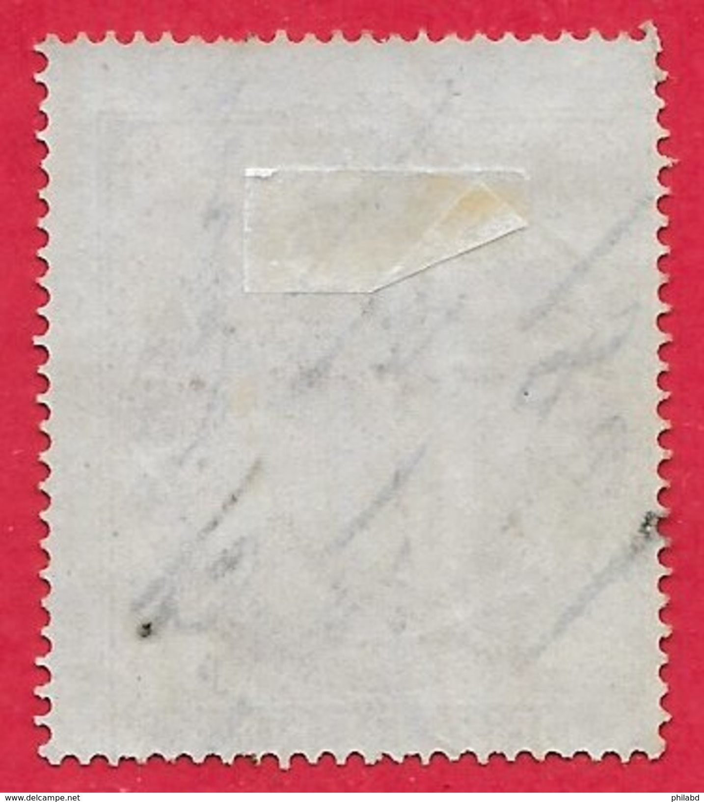 Grande-Bretagne Fiscal-postal N°1 1p Violet (filigrane Ancre) 1862 O - Revenue Stamps