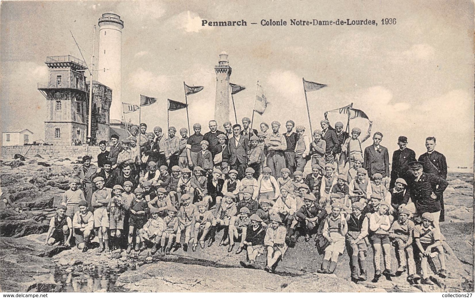 29-PENMARC- COLONIE N.D. DE LOURDES, 1936 - Penmarch