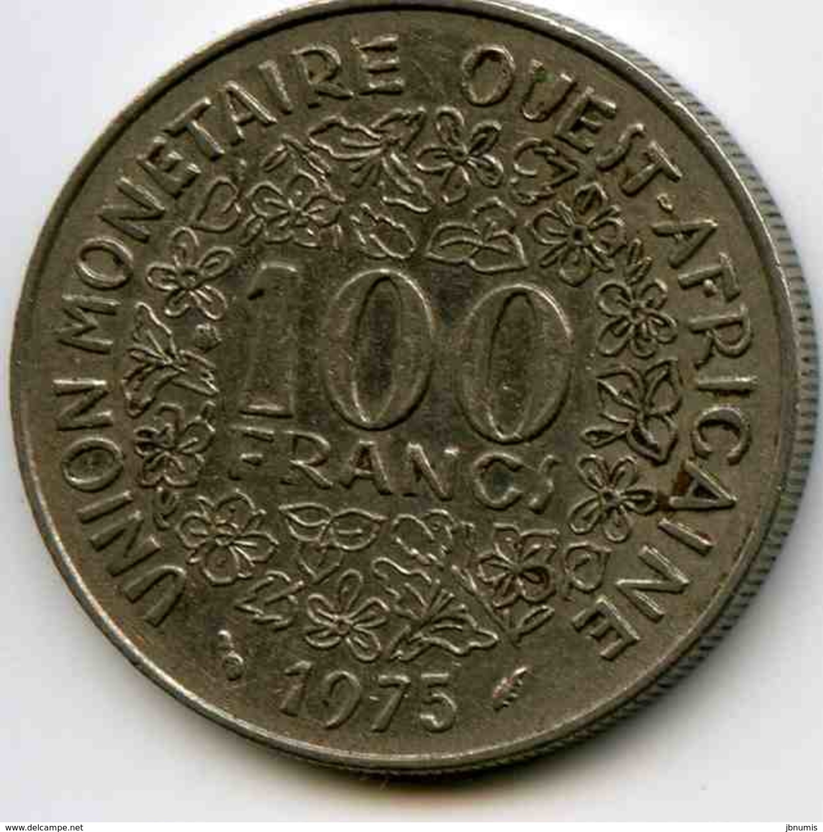Afrique De L´Ouest West African States Union Monétaire 100 Francs 1975 BCEAO UMOA KM 4 - Otros – Africa