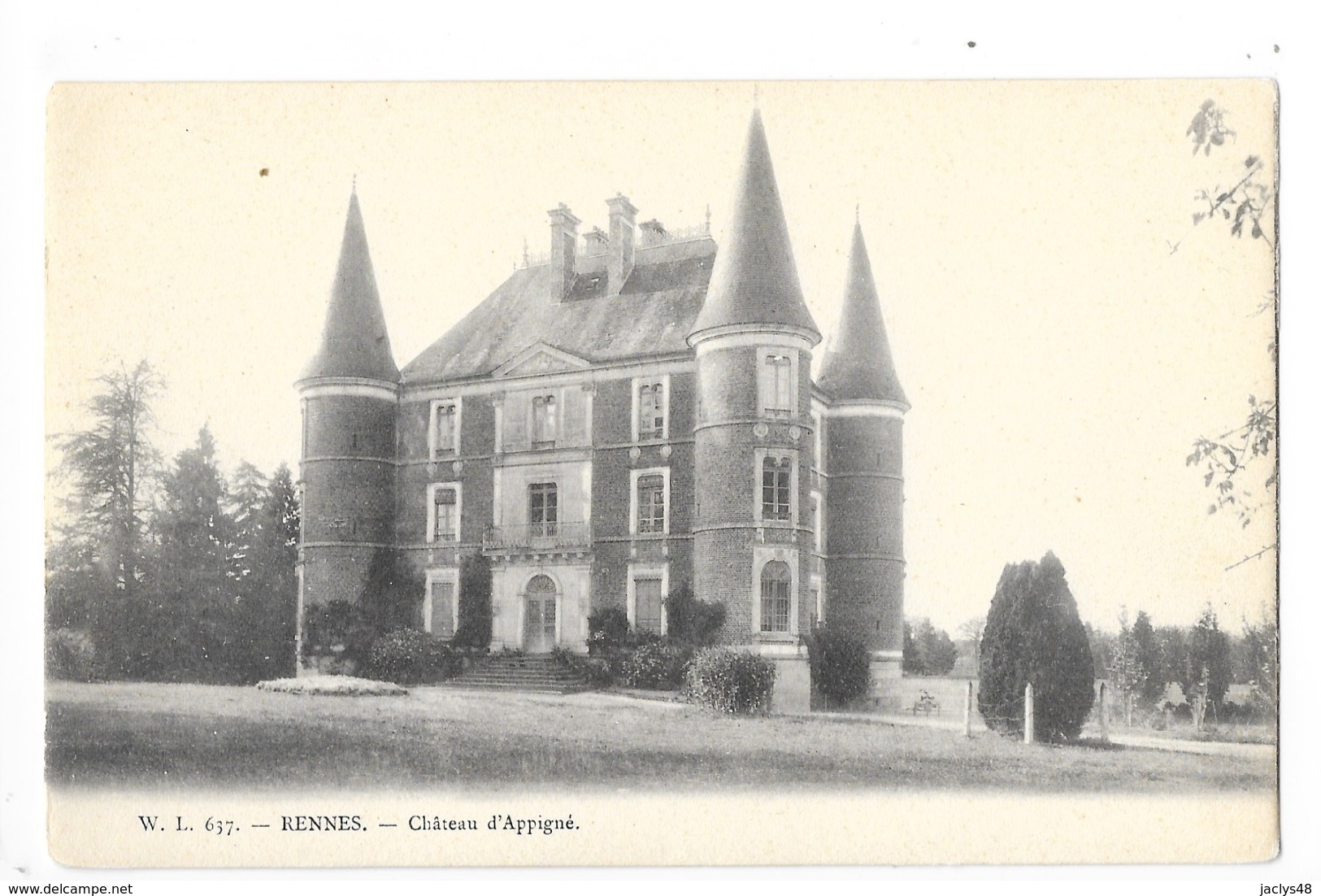 RENNES  (cpa 35)  Le Château  D'Apigné  -    - L 1 - Rennes