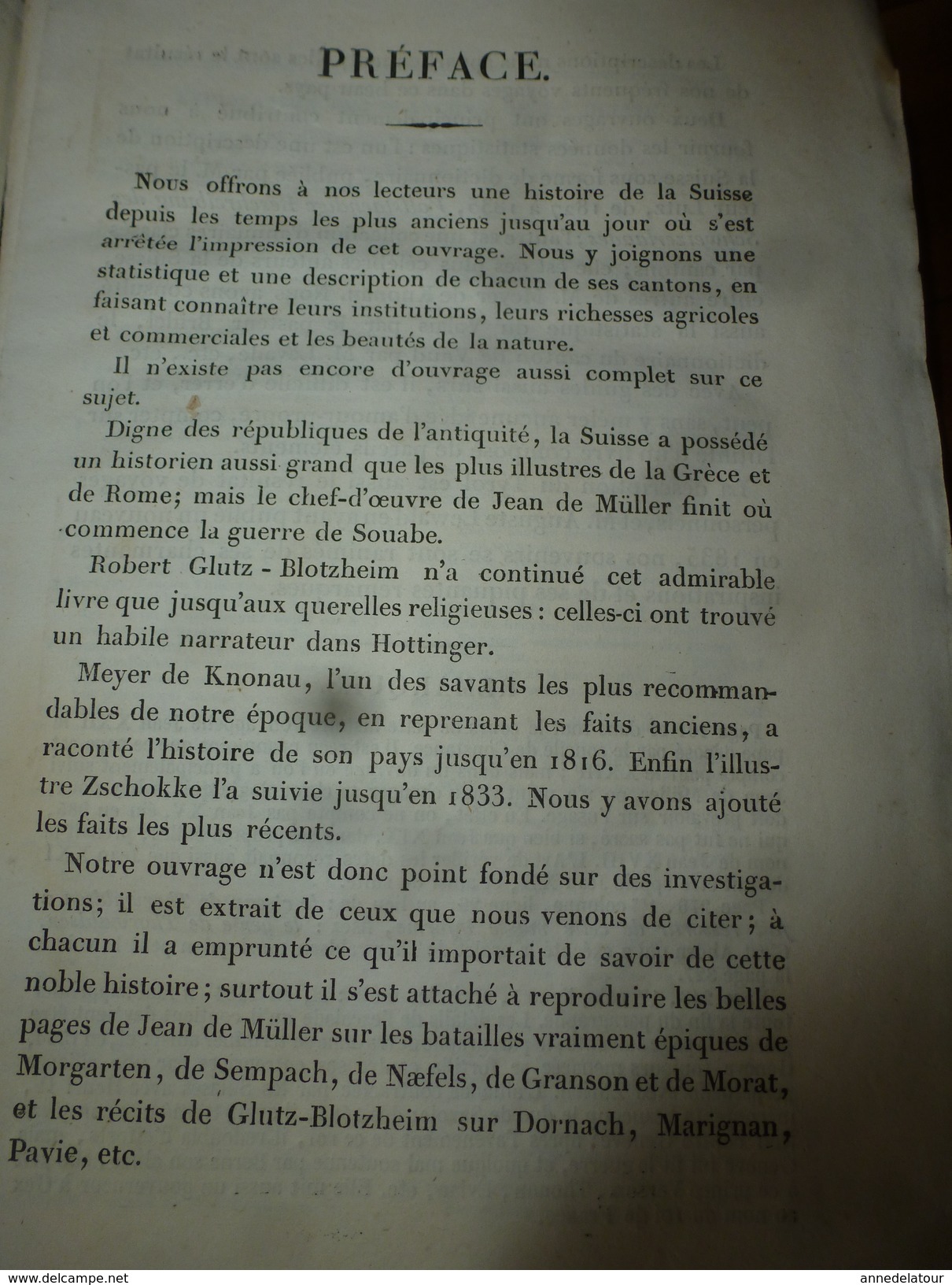 1838  Tout Sur Les ORIGINES De La SUISSE ,moeurs ,coutumes,etc : Par M. De Golbéry, Avec Nombreuses Gravures Hors Textes - 1801-1900