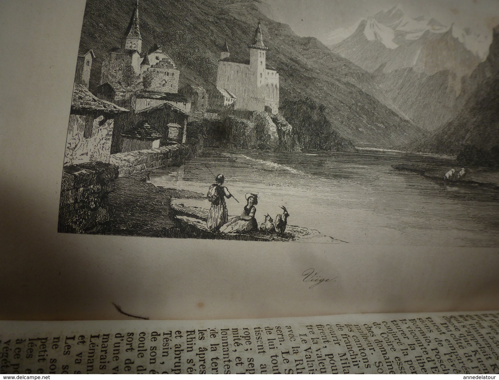 1838  Tout sur les ORIGINES de la SUISSE ,moeurs ,coutumes,etc : par M. de Golbéry, avec nombreuses gravures hors textes