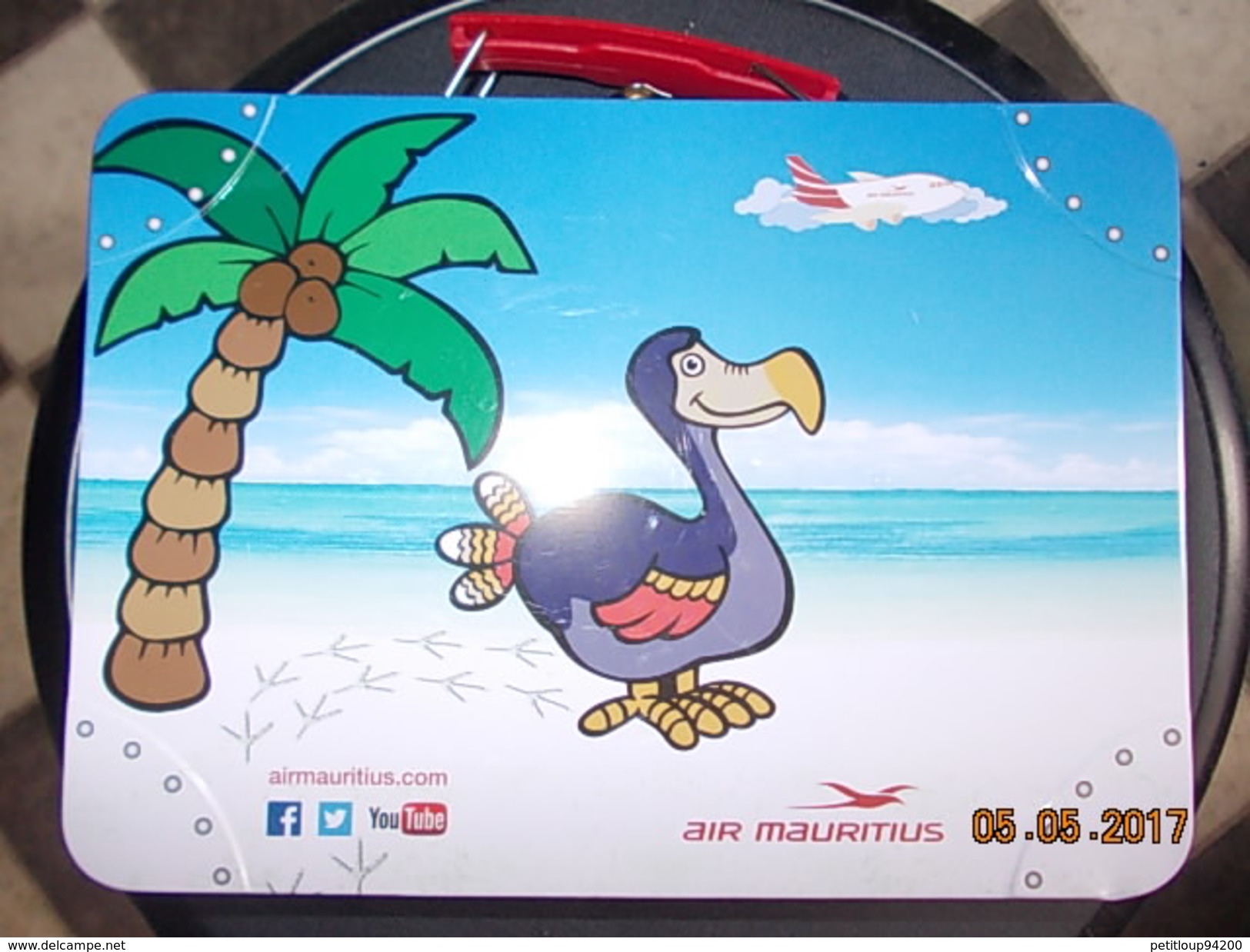 AIR MAURITIUS  Valise  Métallique   LE DODO - Giveaways