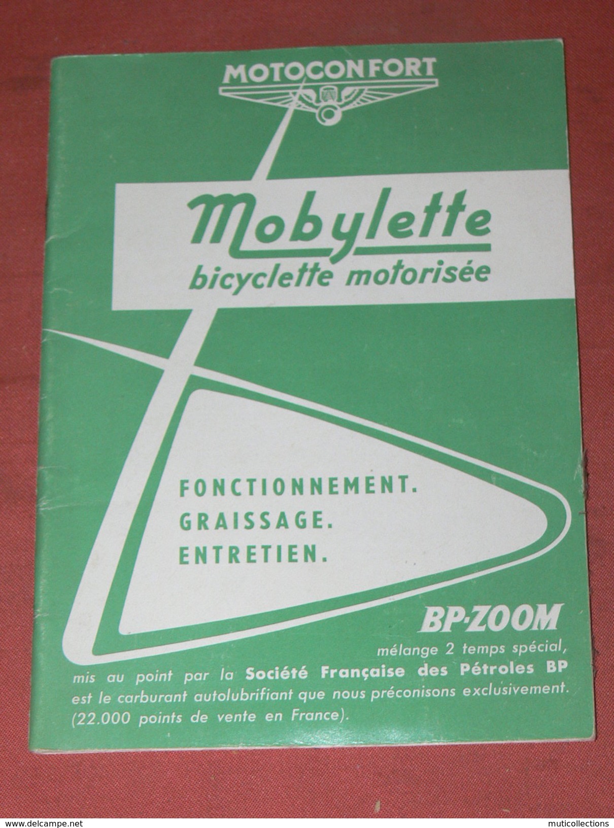 MOTO / 50 CM3   MOBYLETTE /  MOTOCONFORT / CARNET  D ENTRETIEN ORIGINAL / EDITION DE 1969 - Moto