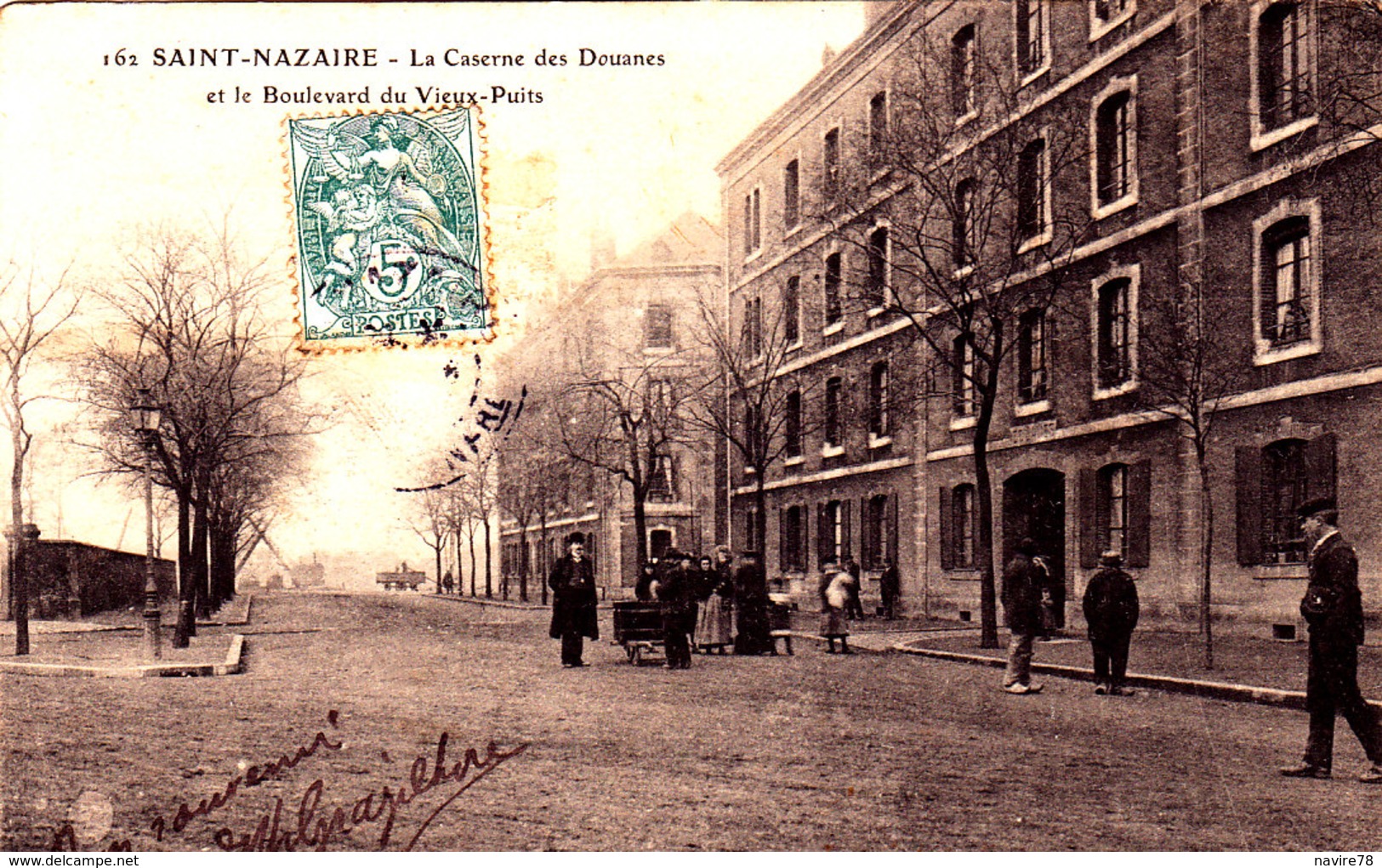 44 Cpa SAINT NAZAIRE  CASERNE DES DOUANES - Saint Nazaire