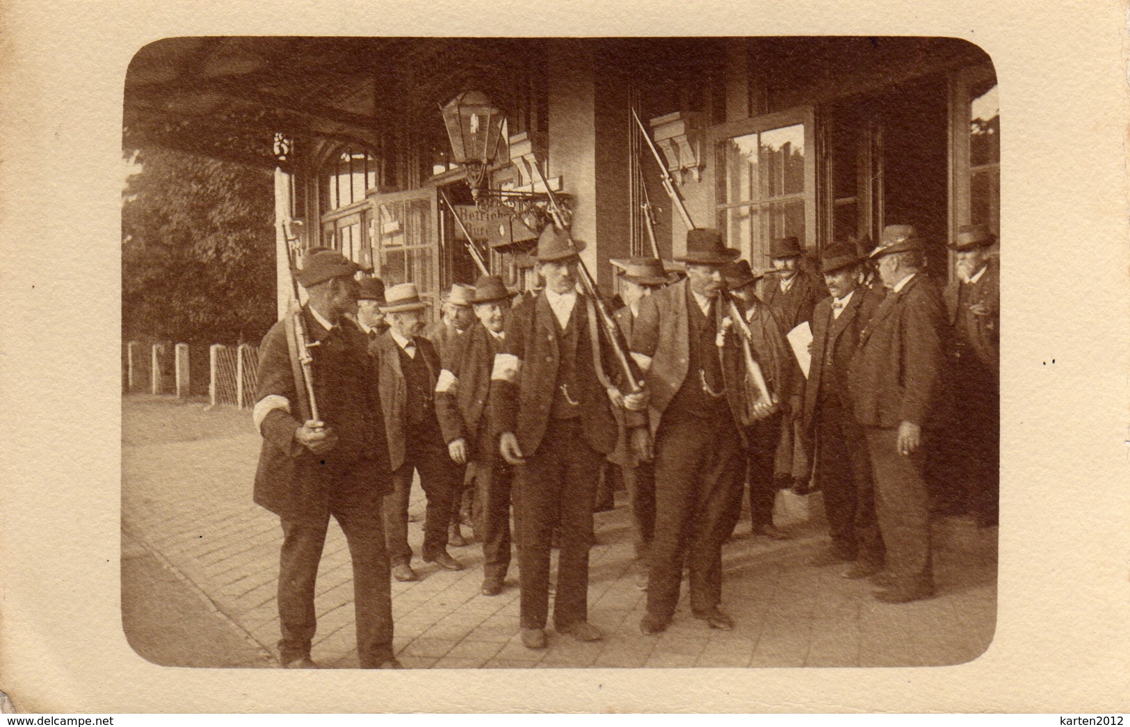 FK Truchtlingen, Bahnhof, Bürgerwehr Zur Mobilmachung 1914 - Sonstige & Ohne Zuordnung